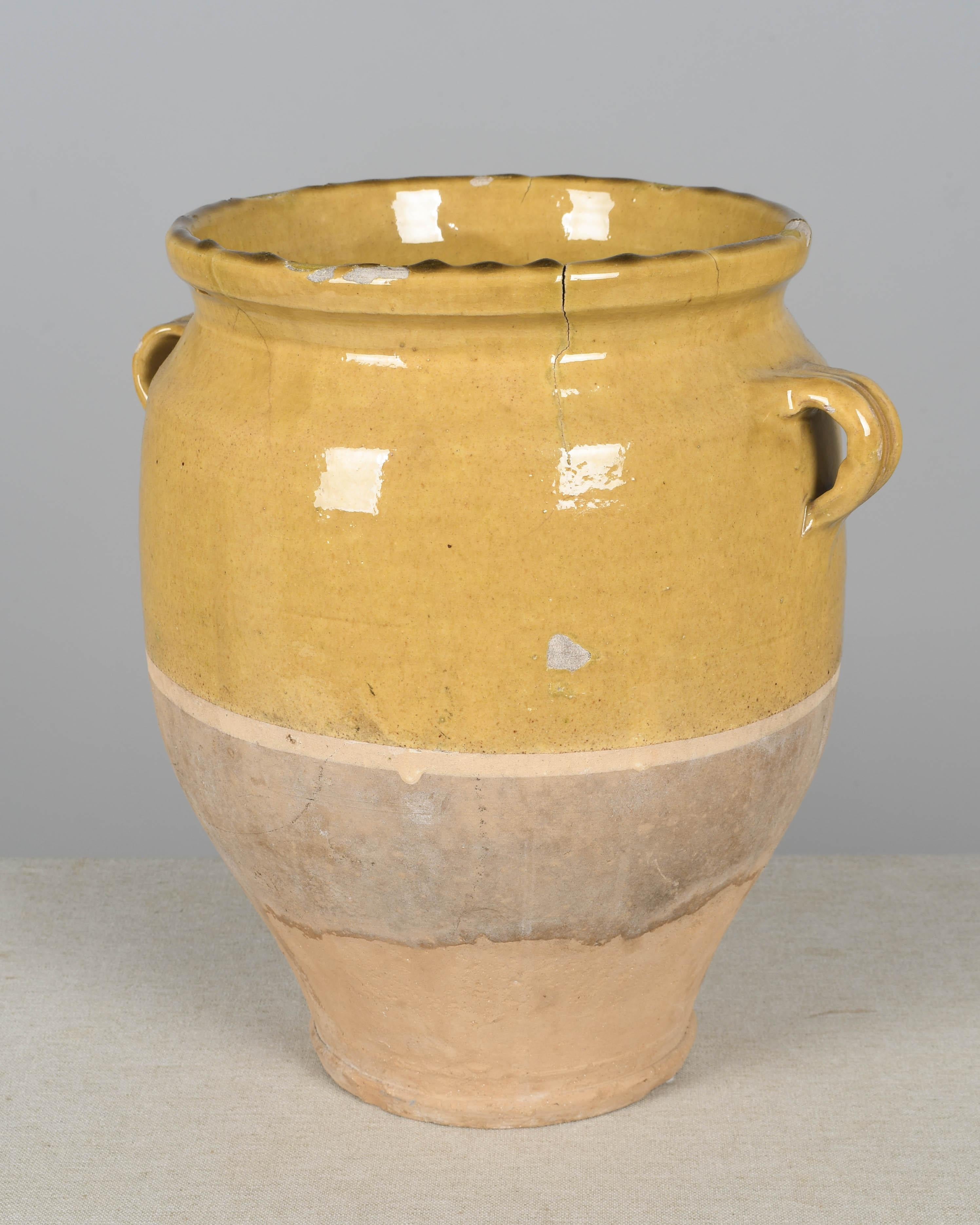 Französische Terrakotta-Vase oder Confit-Topf im Angebot 3