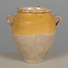 French Terracotta Vase or Pot à Confit 11.5"H