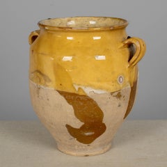 French Terracotta Vase or Pot à Confit 11.5"High