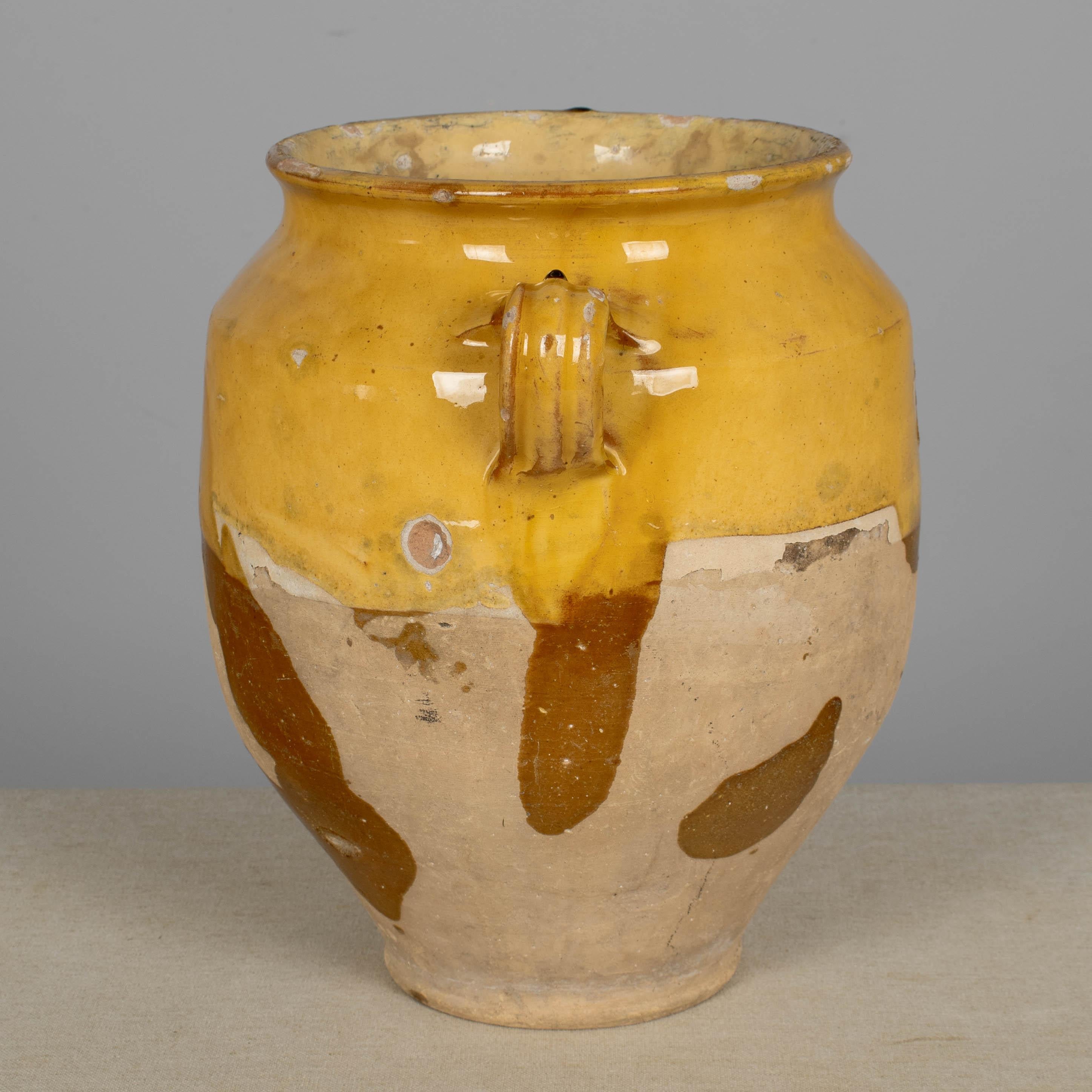 Français Vase ou Pot à Confit en terre cuite 11.5 