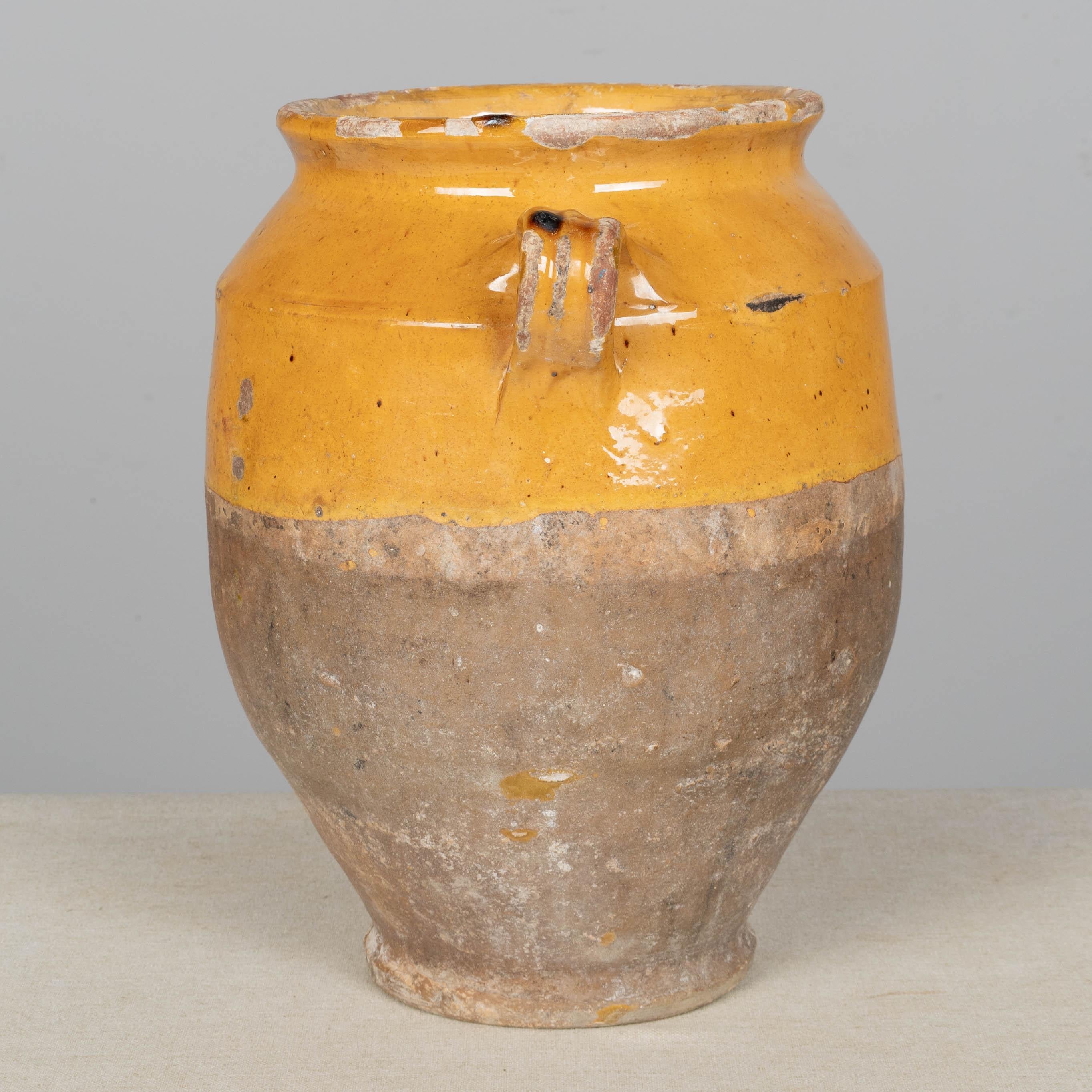Französische Terrakotta-Vase oder Topf à Confit 11.5
