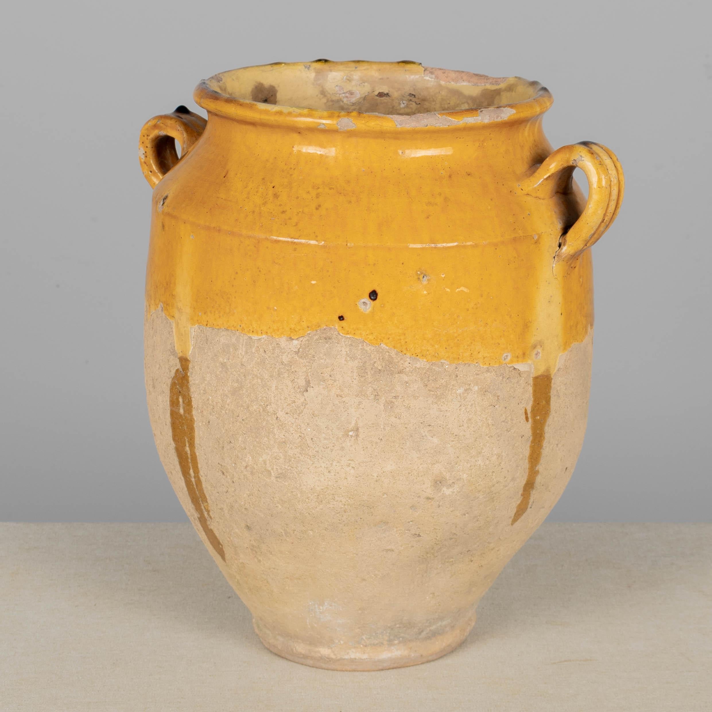 Französische Terrakotta-Vase oder Topf à Confit 12