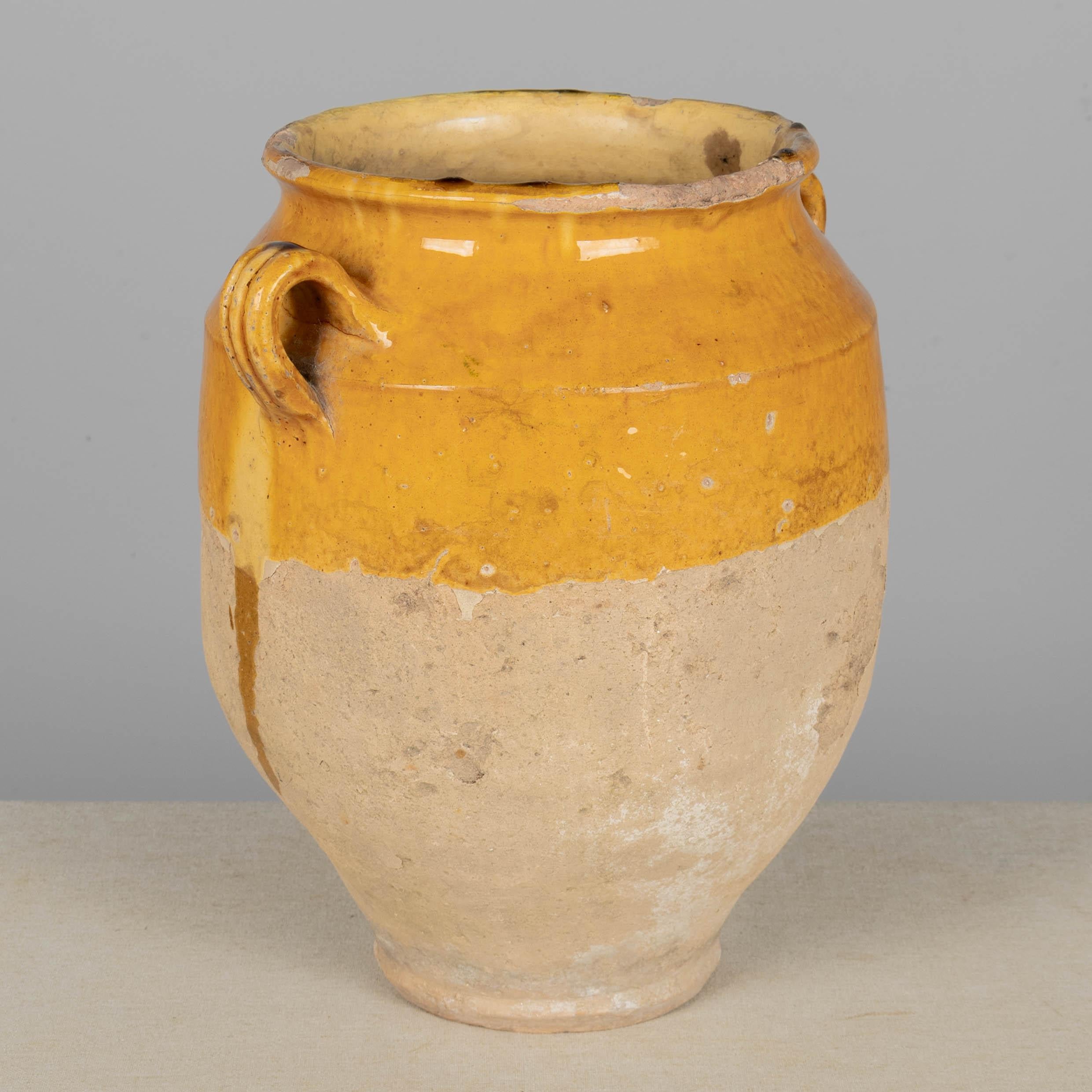 Französische Terrakotta-Vase oder Topf à Confit 12