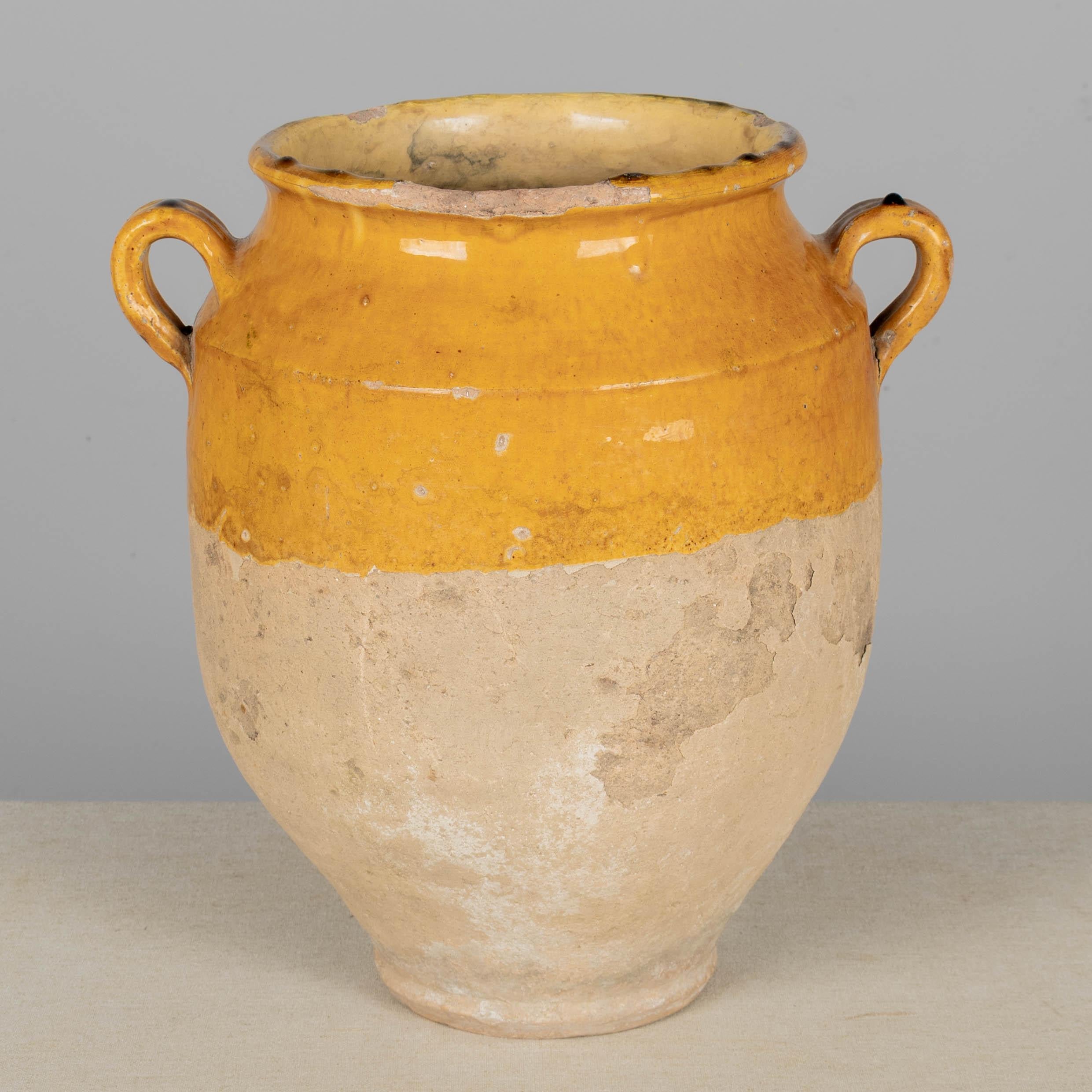 Französische Terrakotta-Vase oder Topf à Confit 12