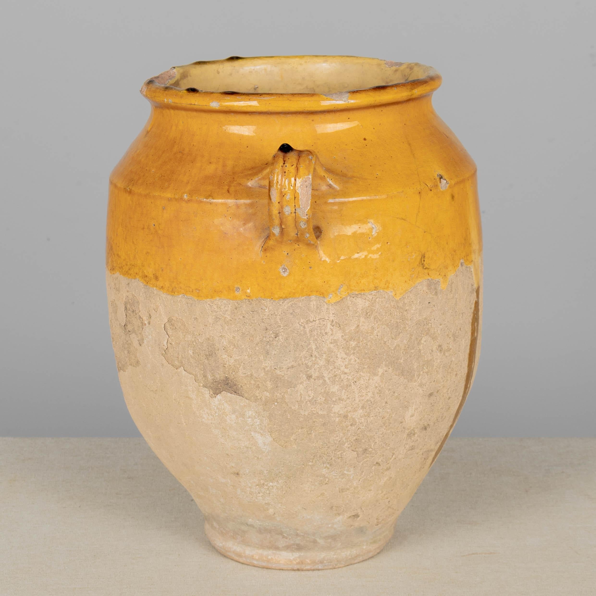 Französische Terrakotta-Vase oder Topf à Confit 12