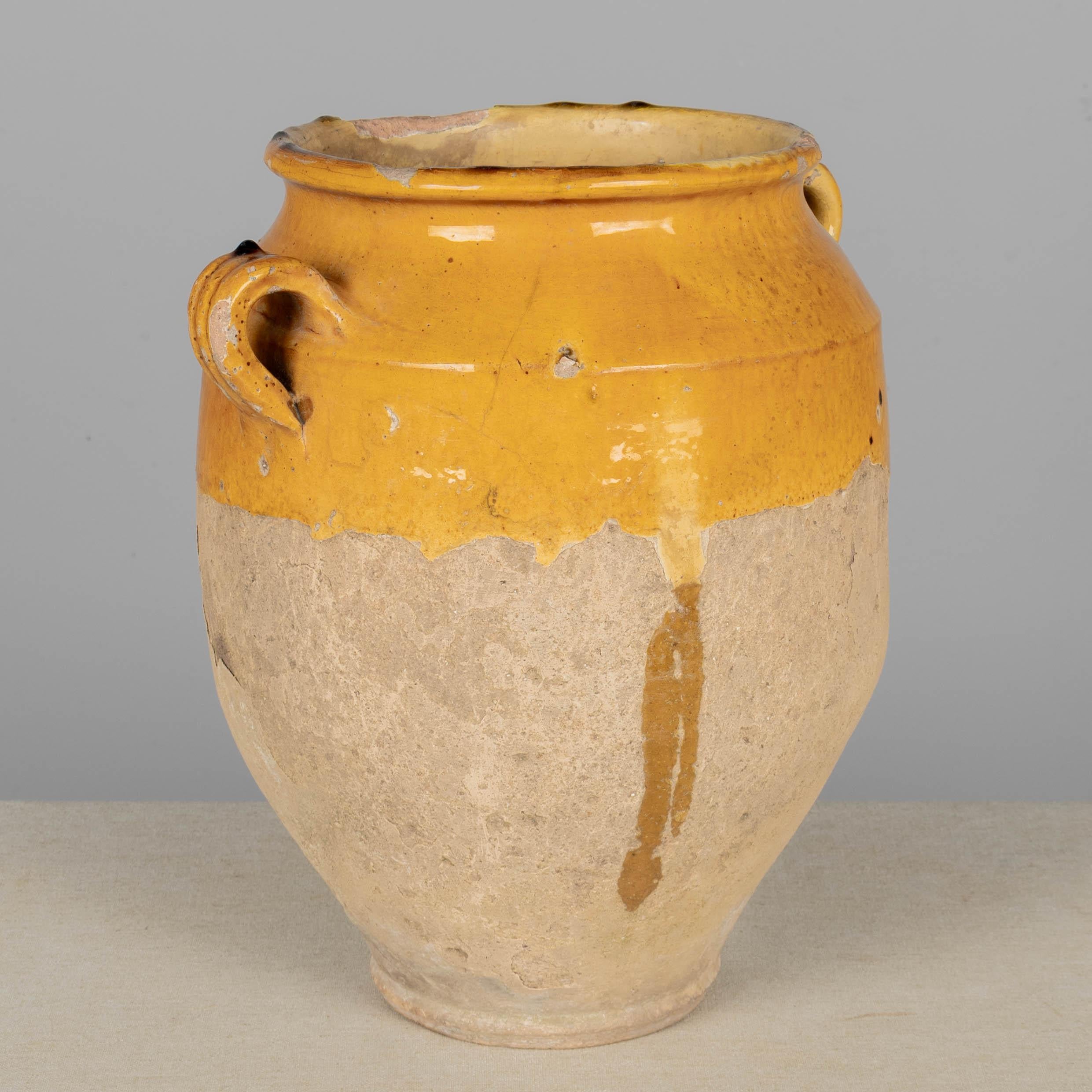 Französische Terrakotta-Vase oder Topf à Confit 12