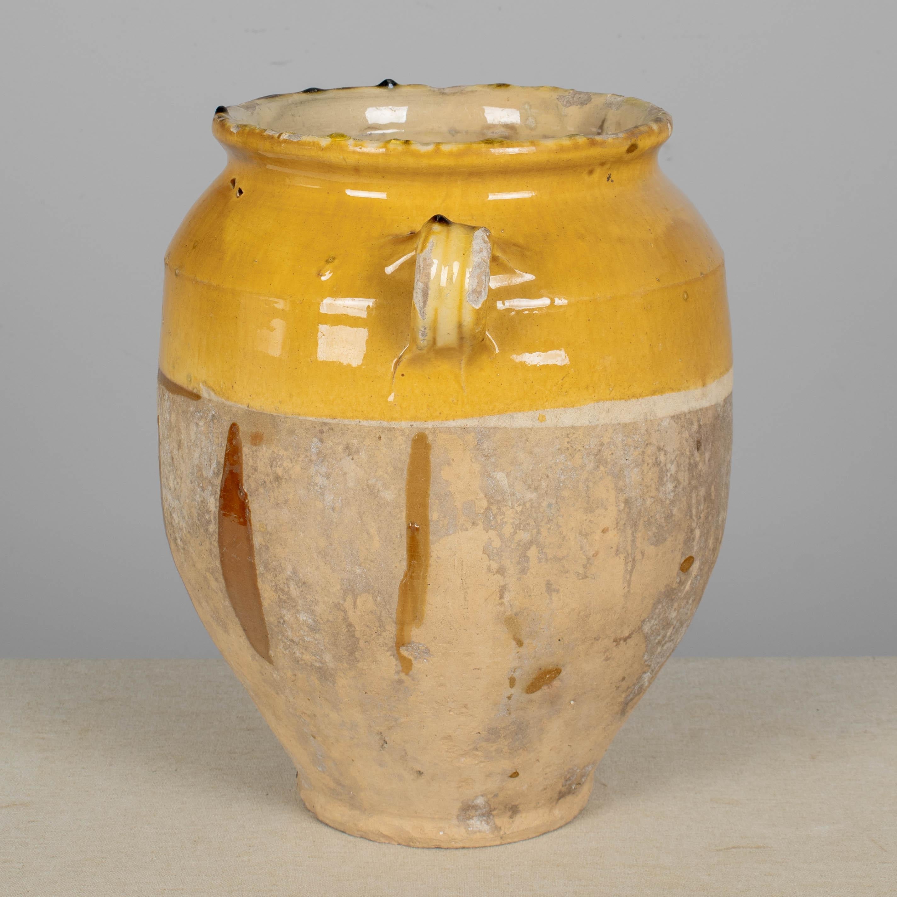 Vernissé Vase ou Pot à Confit en terre cuite 13.25 