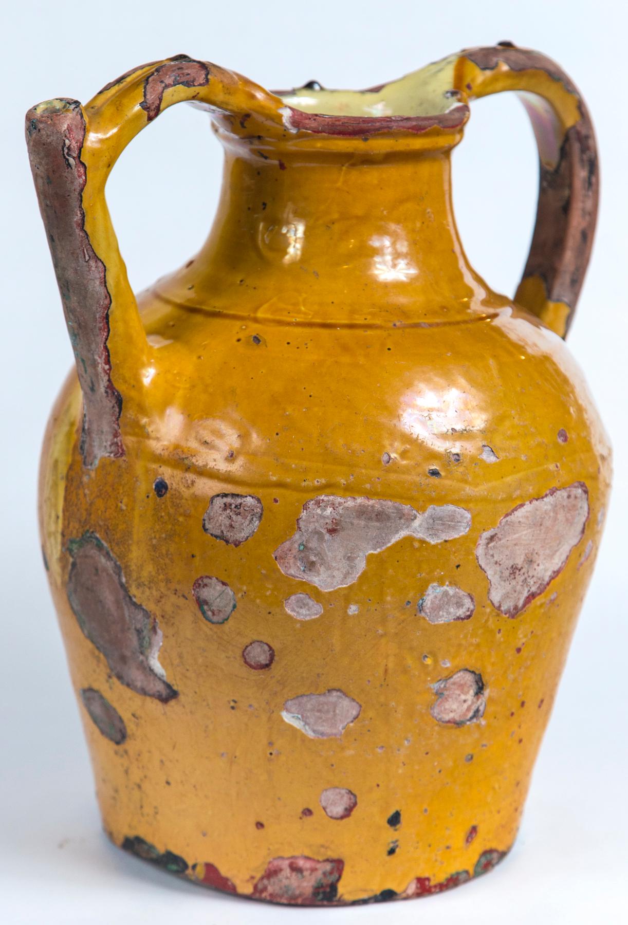 French Terracotta Water Pitcher 'Gargoulette', 19th Century In Good Condition In Chappaqua, NY