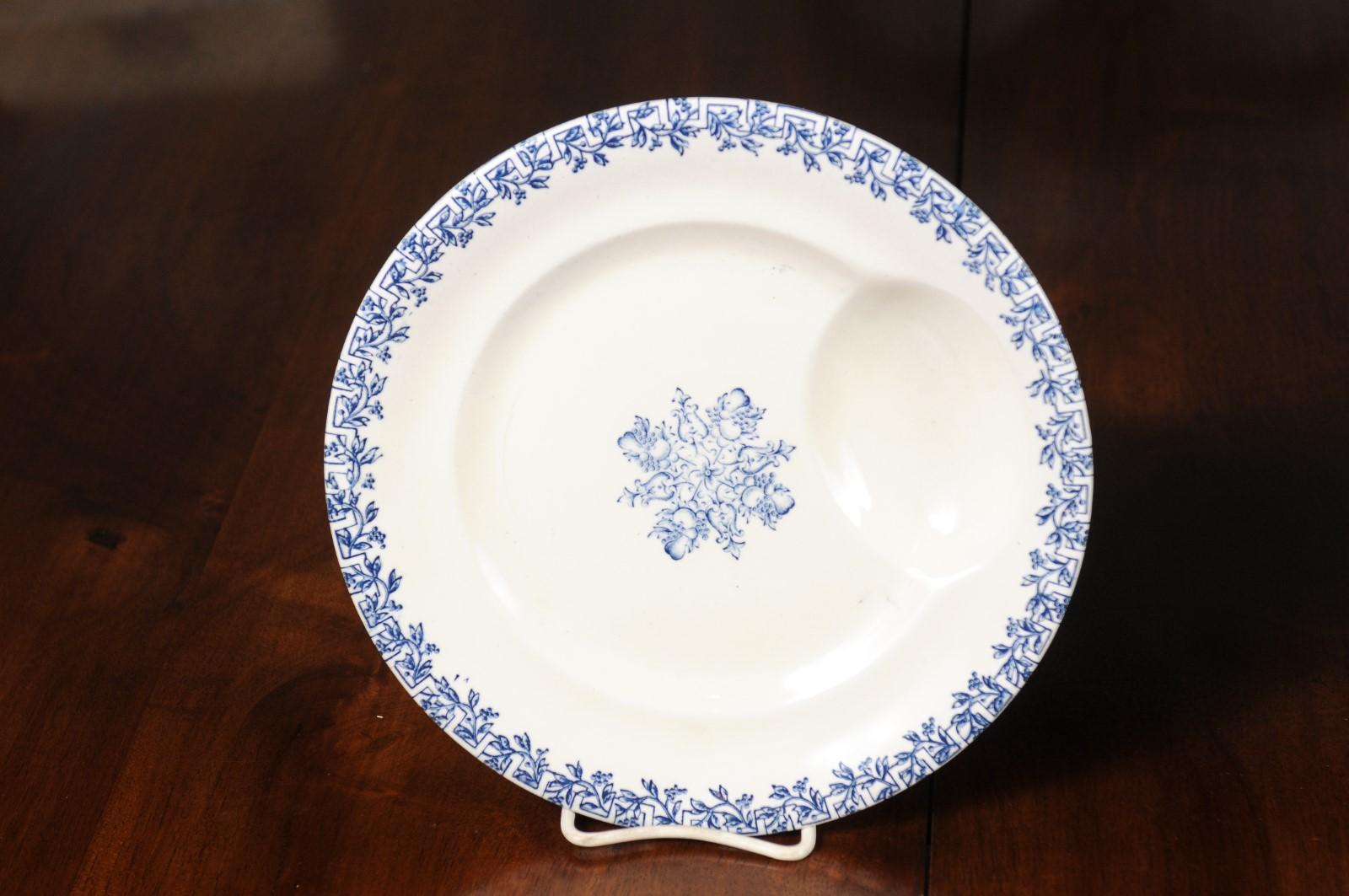 blue dinnerware sets