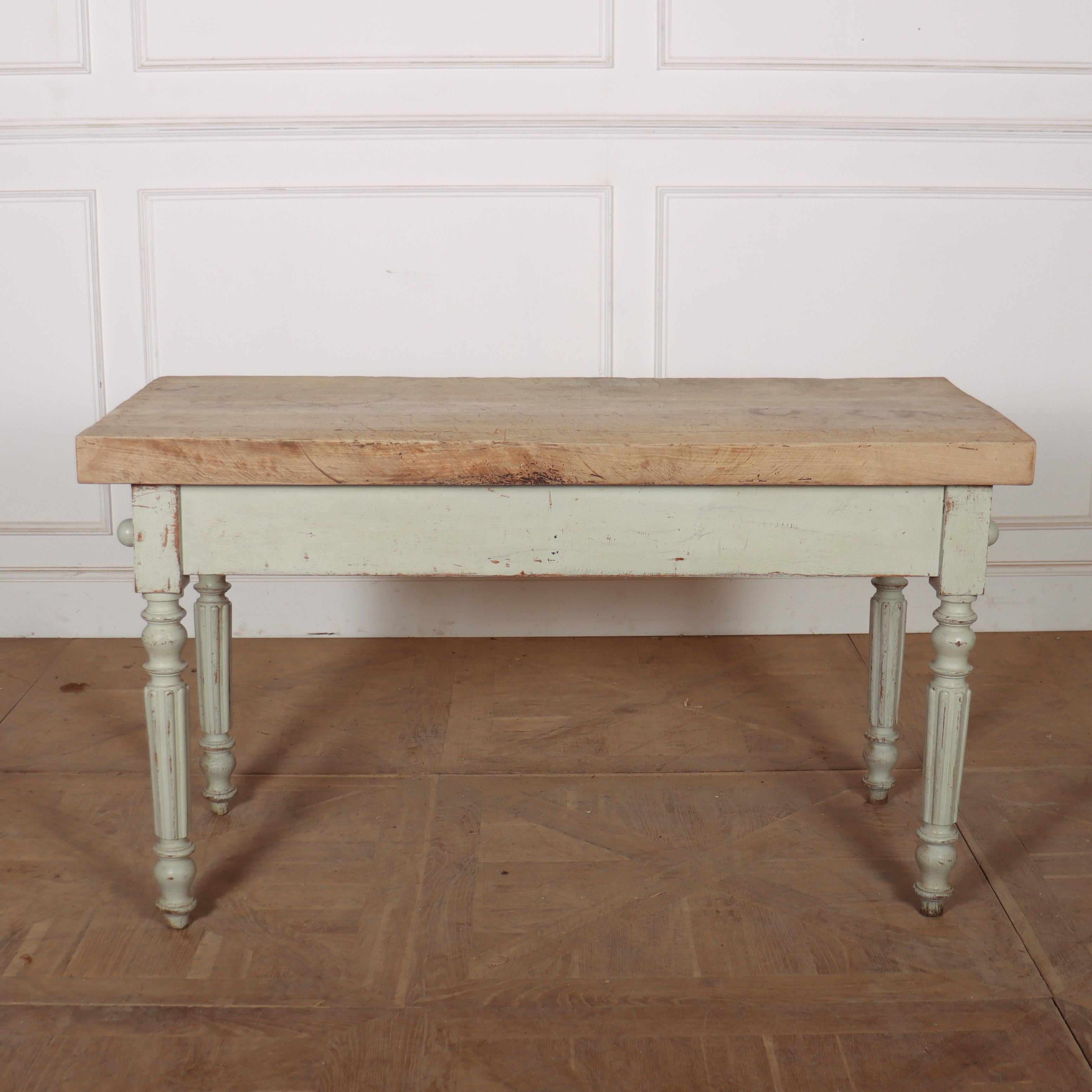 French Thick Topped Butchers Block 5