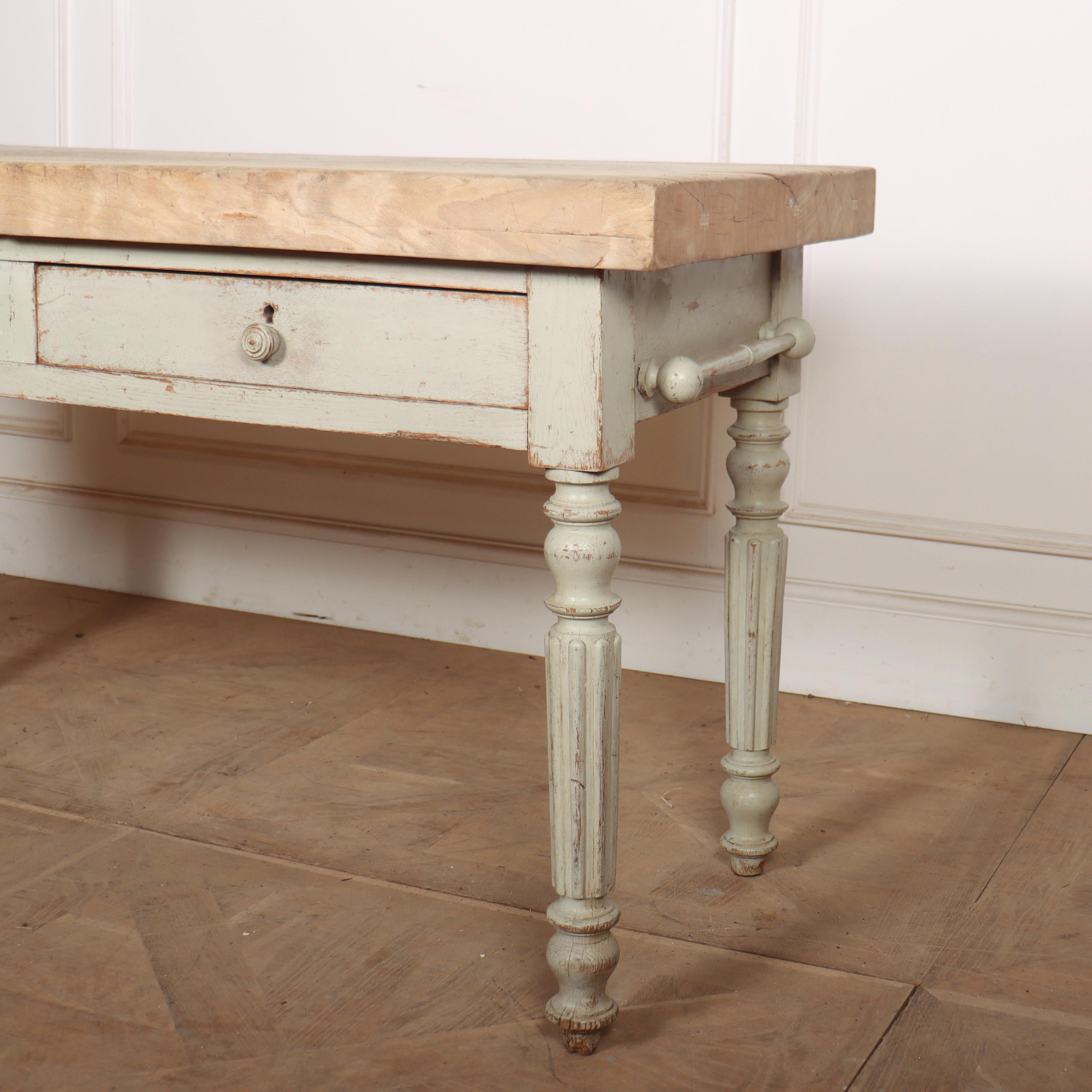 French Thick Topped Butchers Block 2