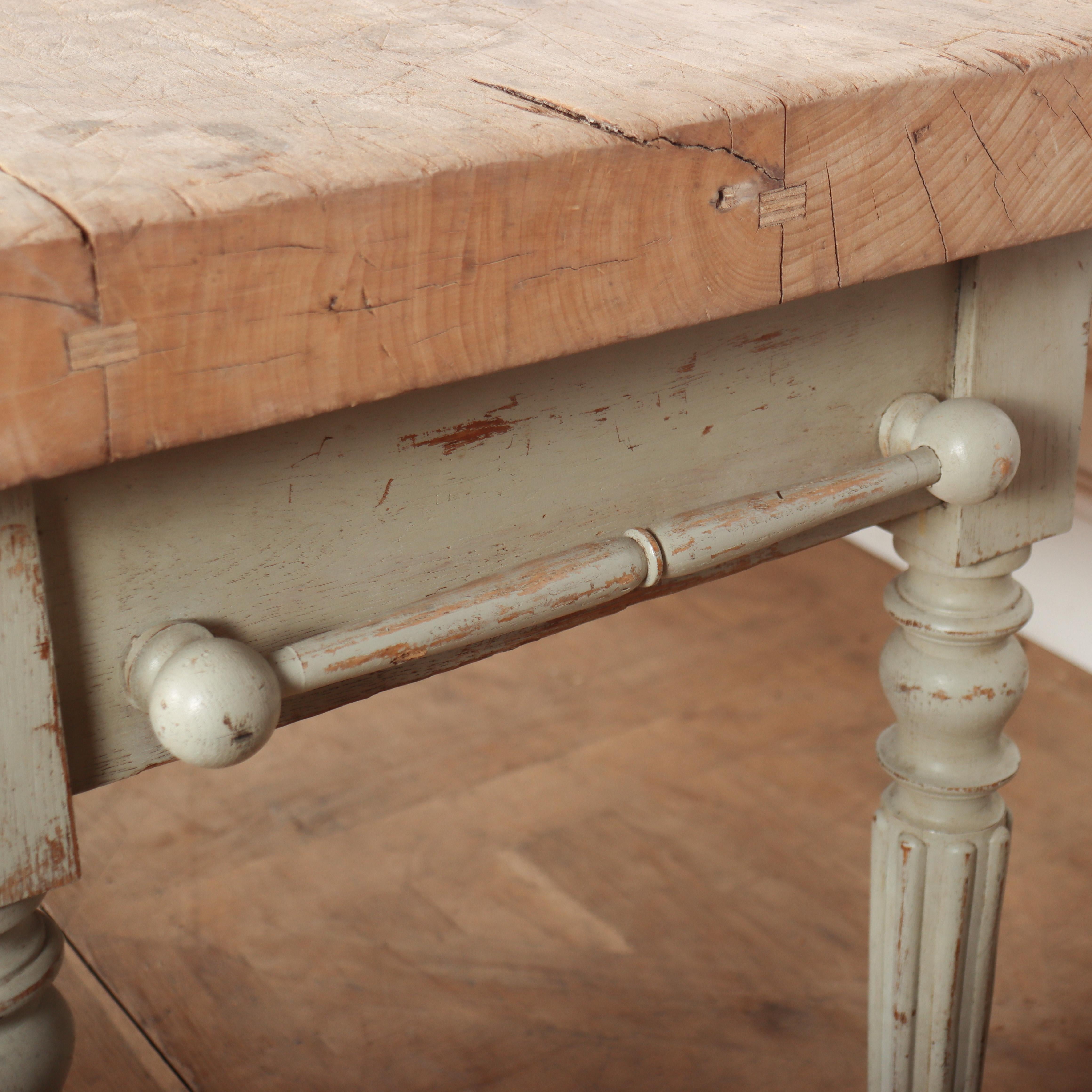 French Thick Topped Butchers Block 3