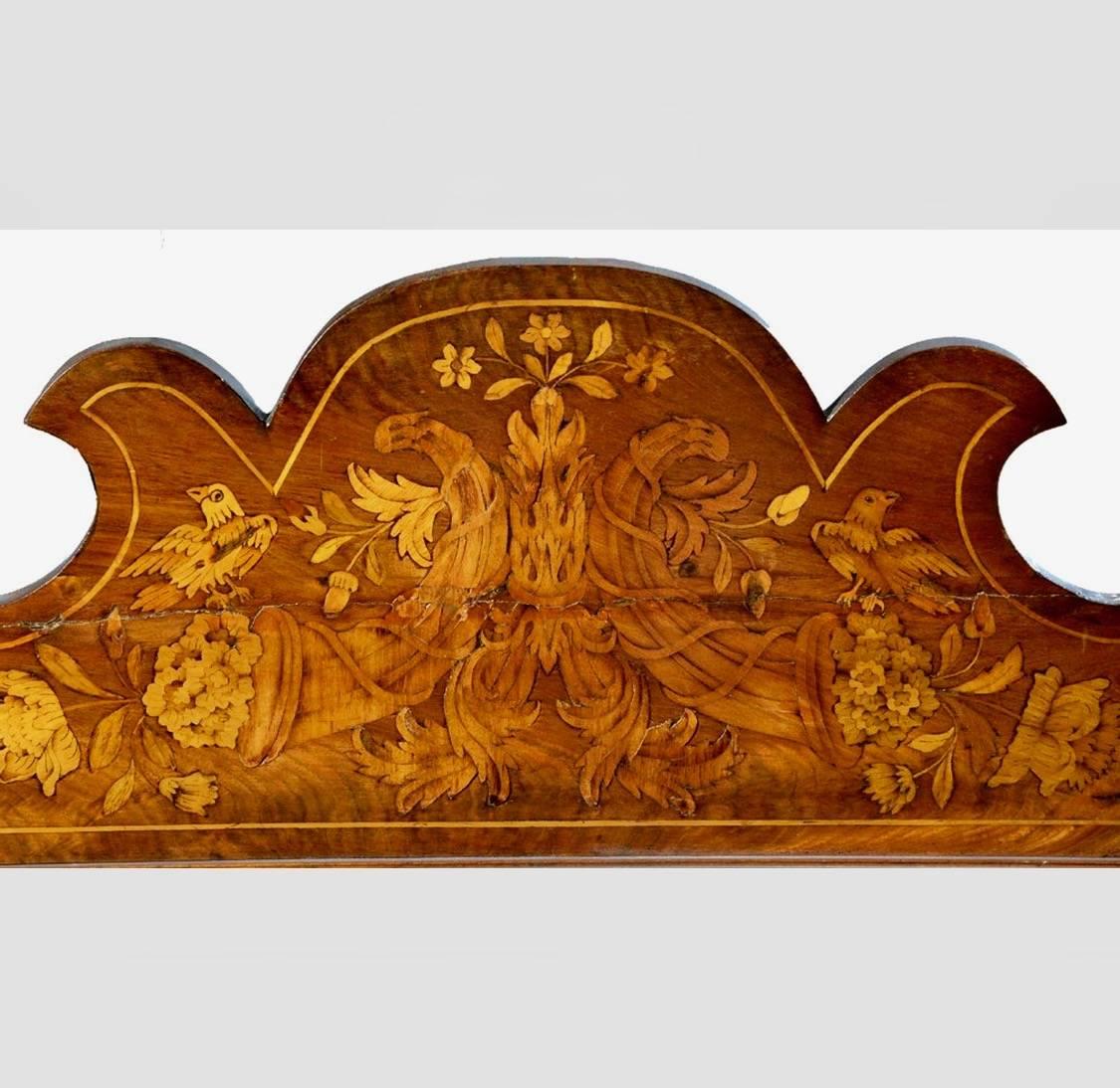 French Thomas Hache Louis XIVth Marquetry Children’s Bed, 1690 For Sale 8