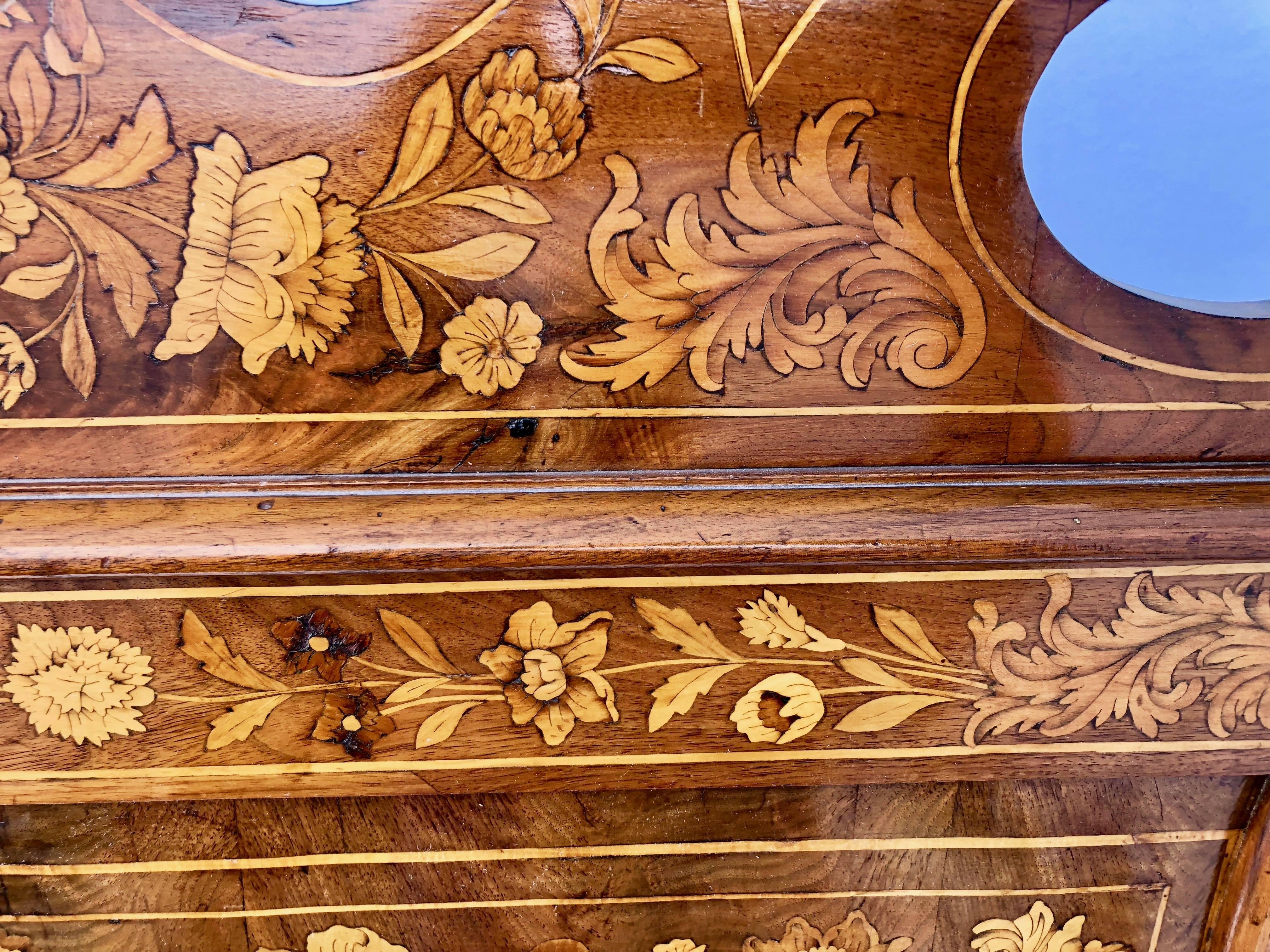 French Thomas Hache Louis XIVth Marquetry Children’s Bed, 1690 For Sale 11