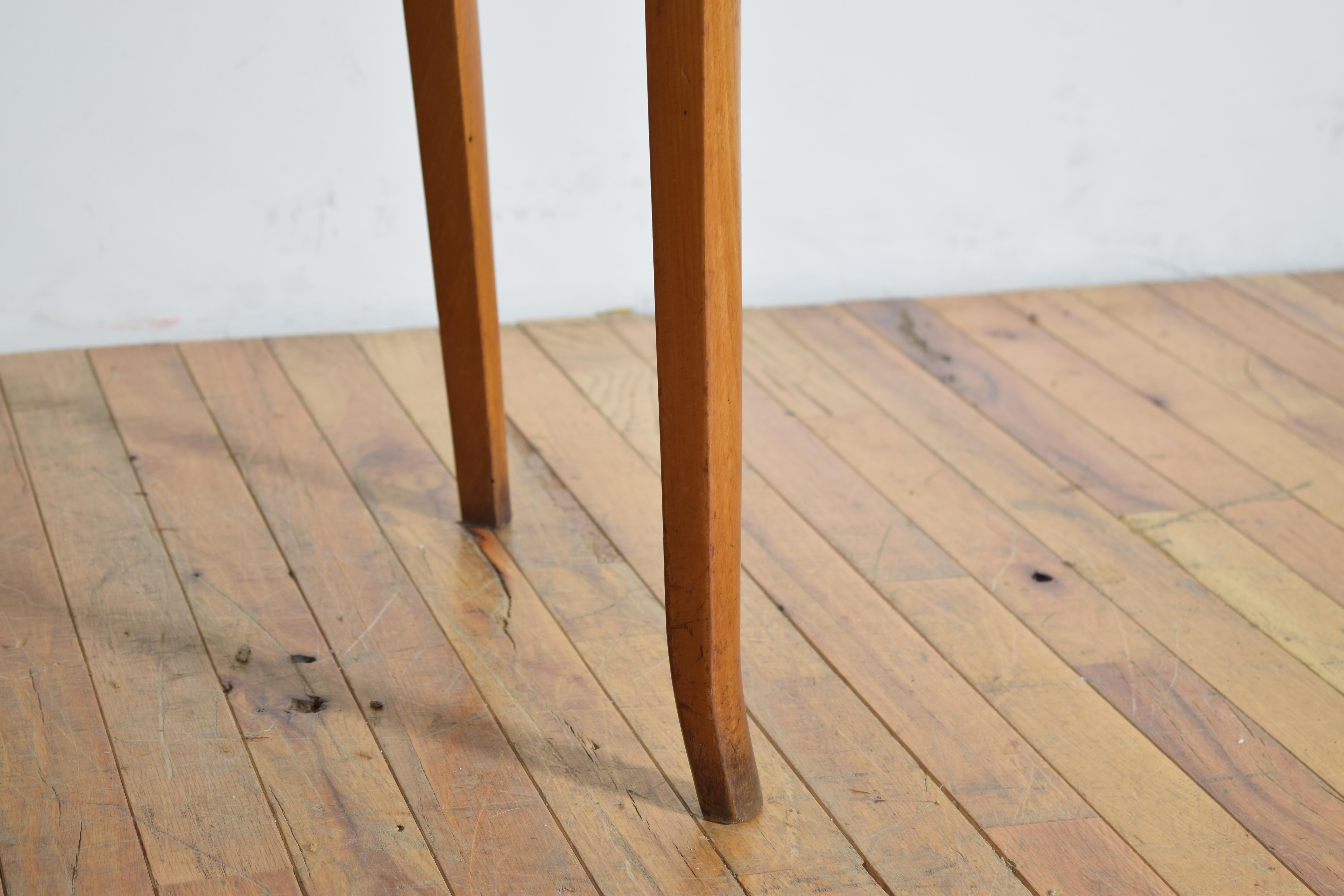 Poltrona francese in legno di faggio in stile Thonet, metà del XX secolo in vendita 3