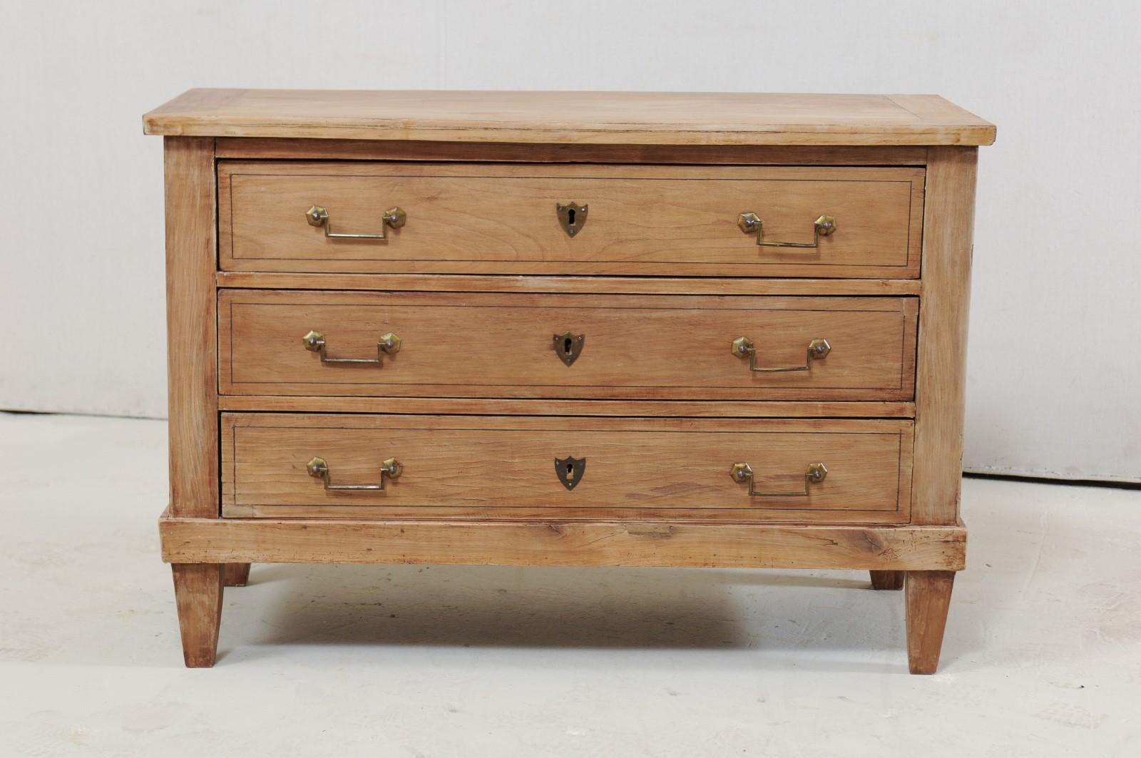 French Three-Drawer 19th Century Commode In Good Condition In Atlanta, GA
