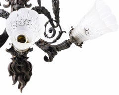 French Three Light Wall Appliance 19th Century