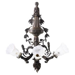 French Three Light Wall Appliance 19th Century