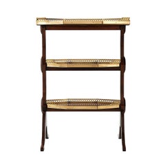 French Three, Tier Side Table