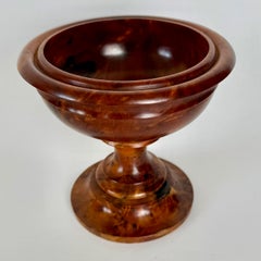 French Thuya Burl Footed Bowl, Late 19th Century