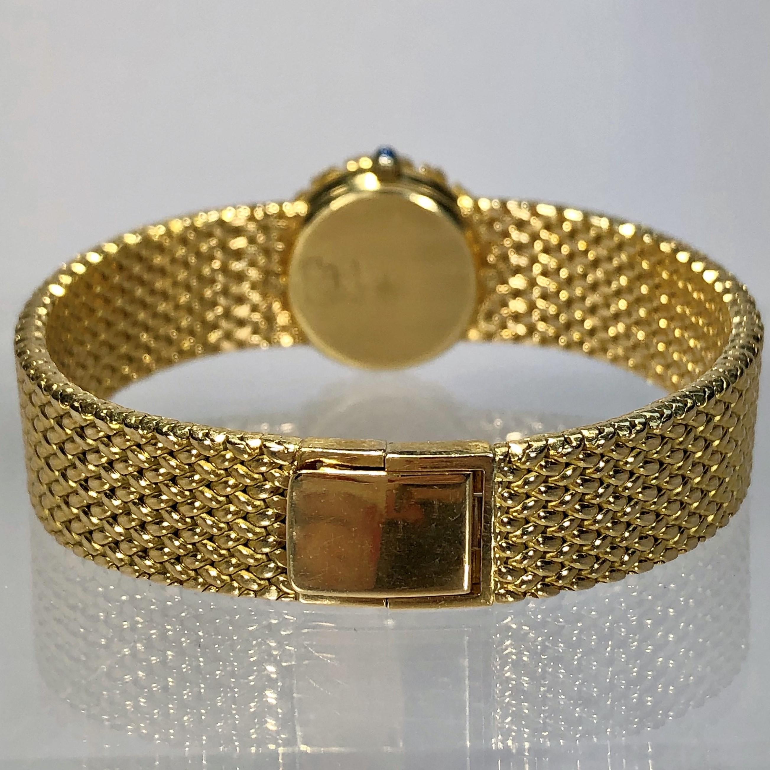 tiffany gold watch
