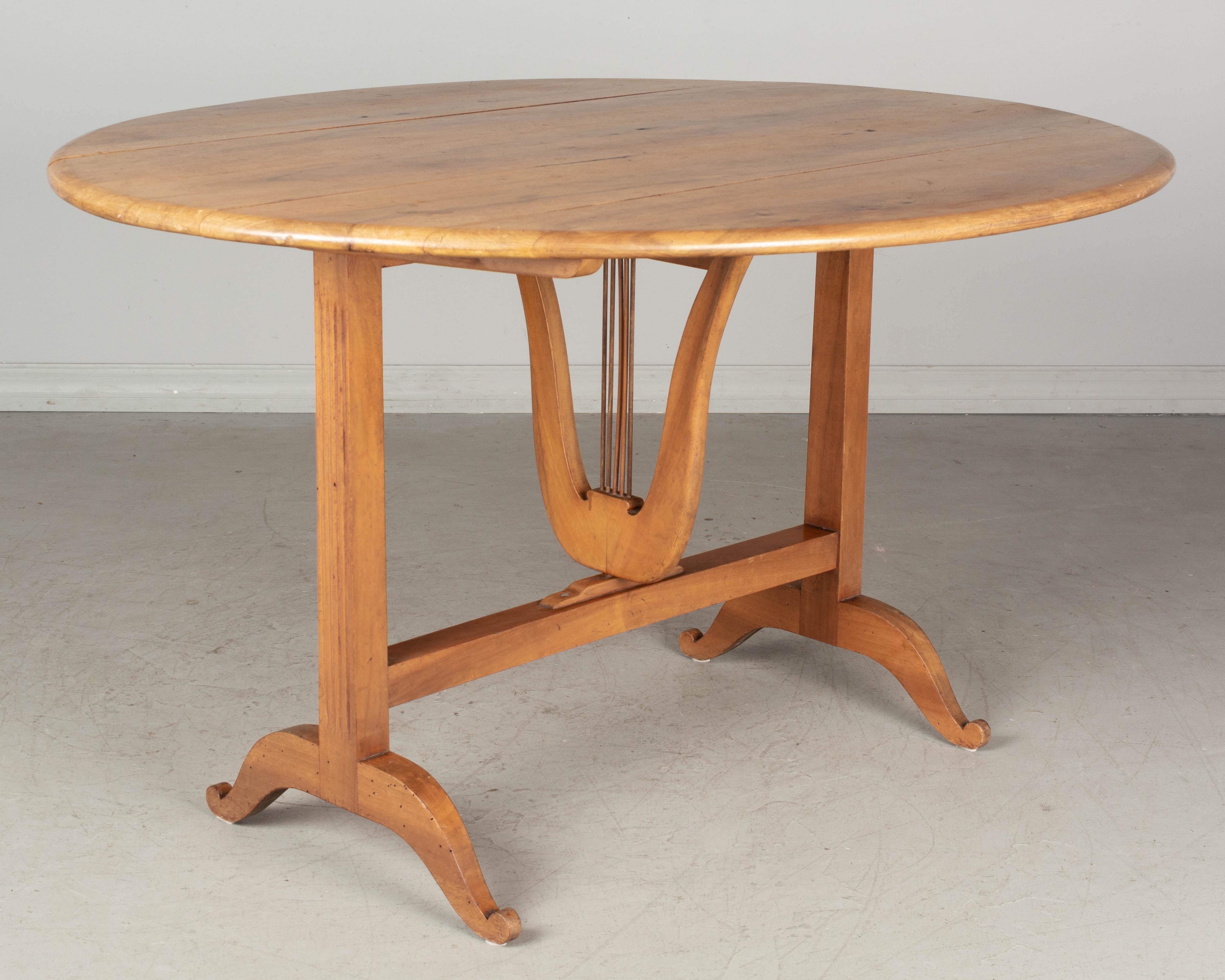 Directoire French Tilt Top Dining Table For Sale