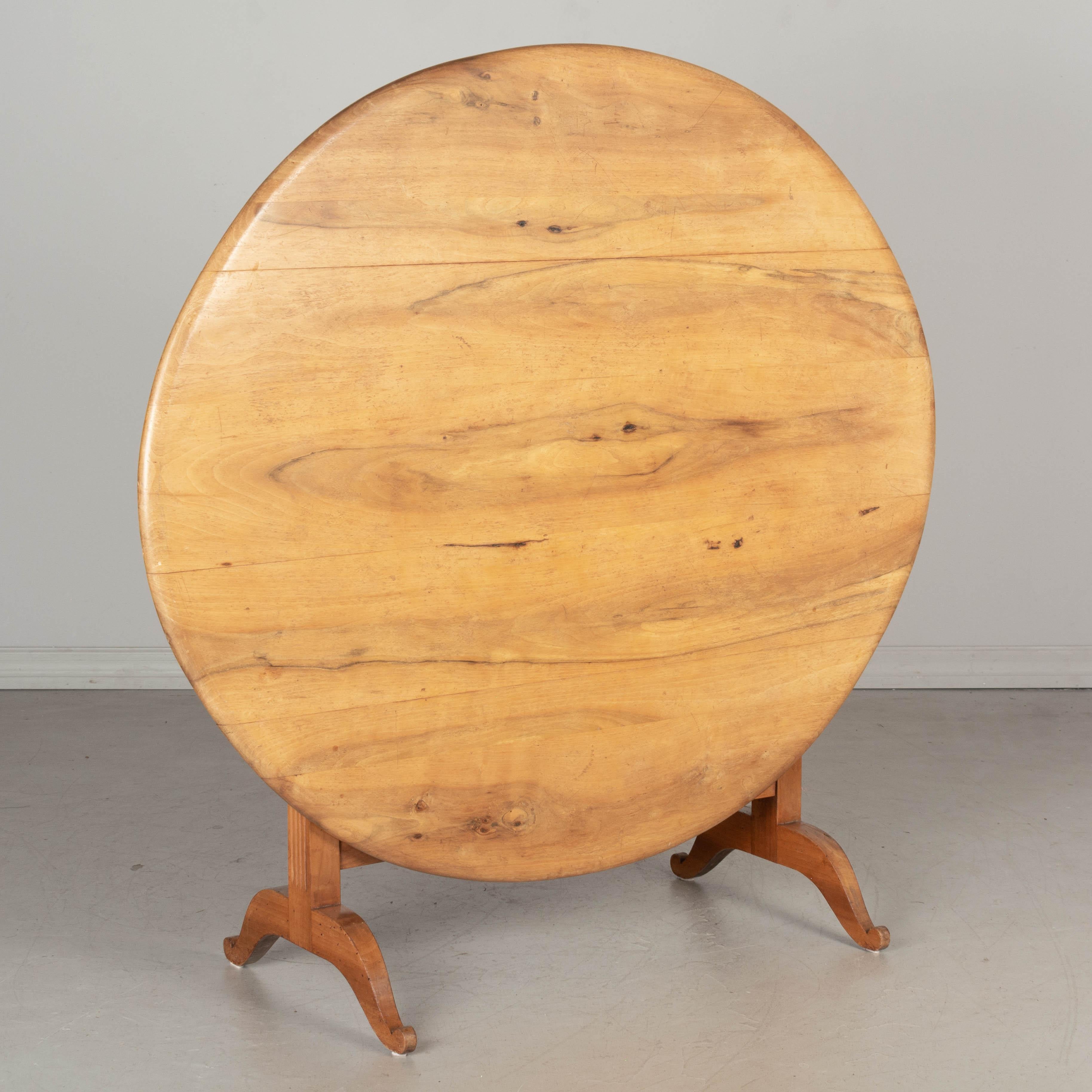 Walnut French Tilt Top Dining Table For Sale
