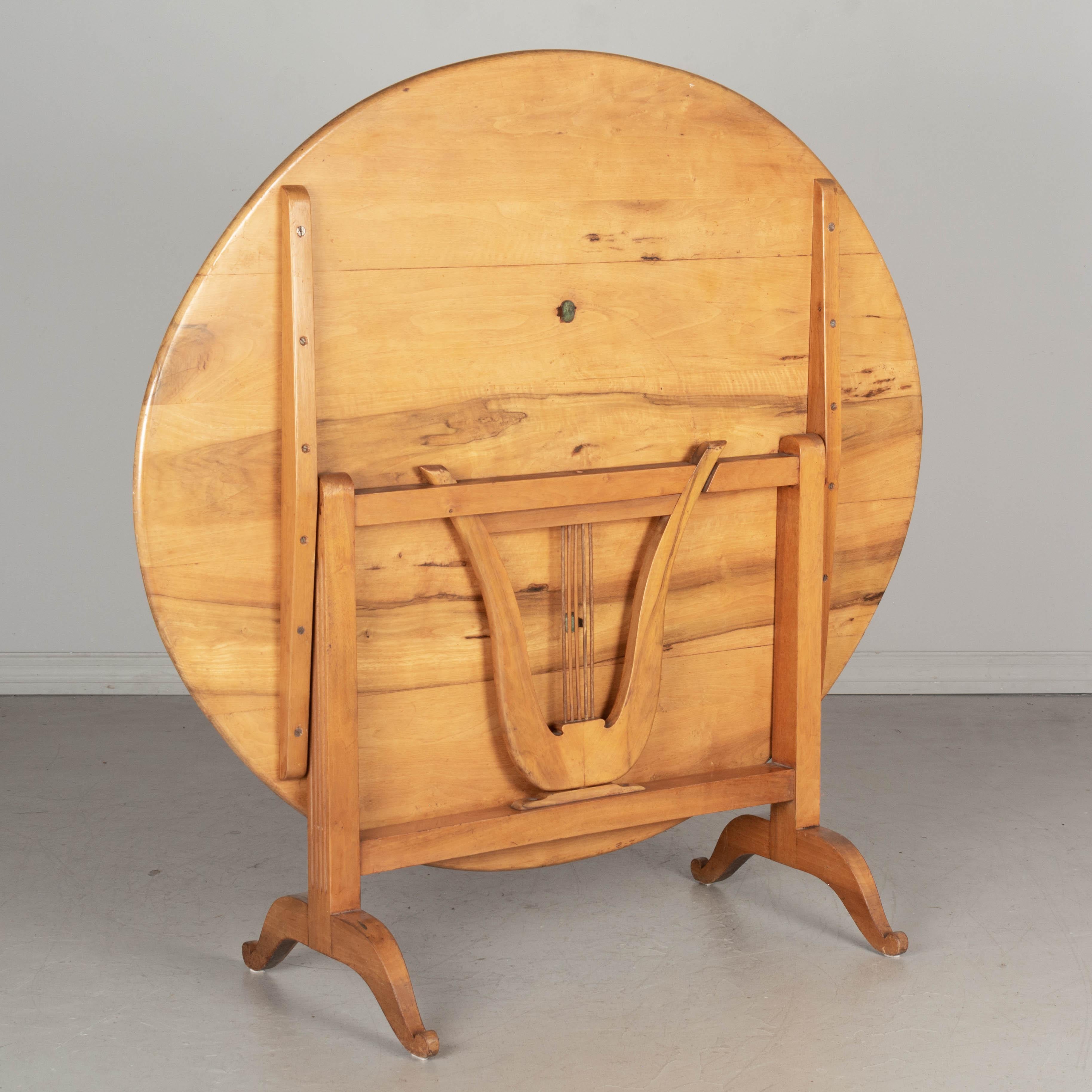 French Tilt Top Dining Table For Sale 1