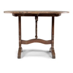 French Tilt-Top 'Table de Vendange' or Wine Tasting Table