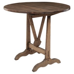 Antique French Tilt-Top 'Table de Vendange' or Wine Tasting Table