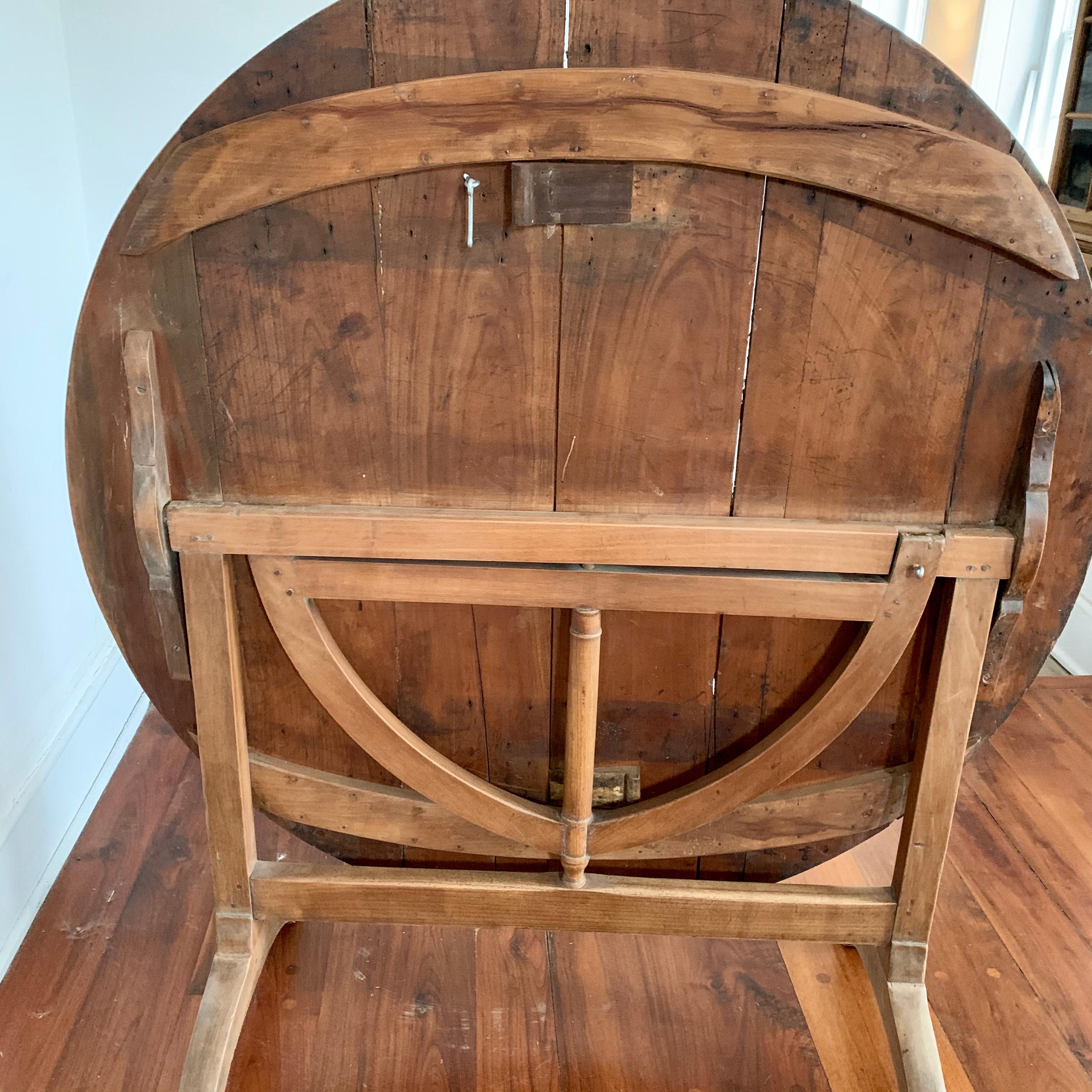 French Tilt-top Wine Tasting Table, 19th Century 5