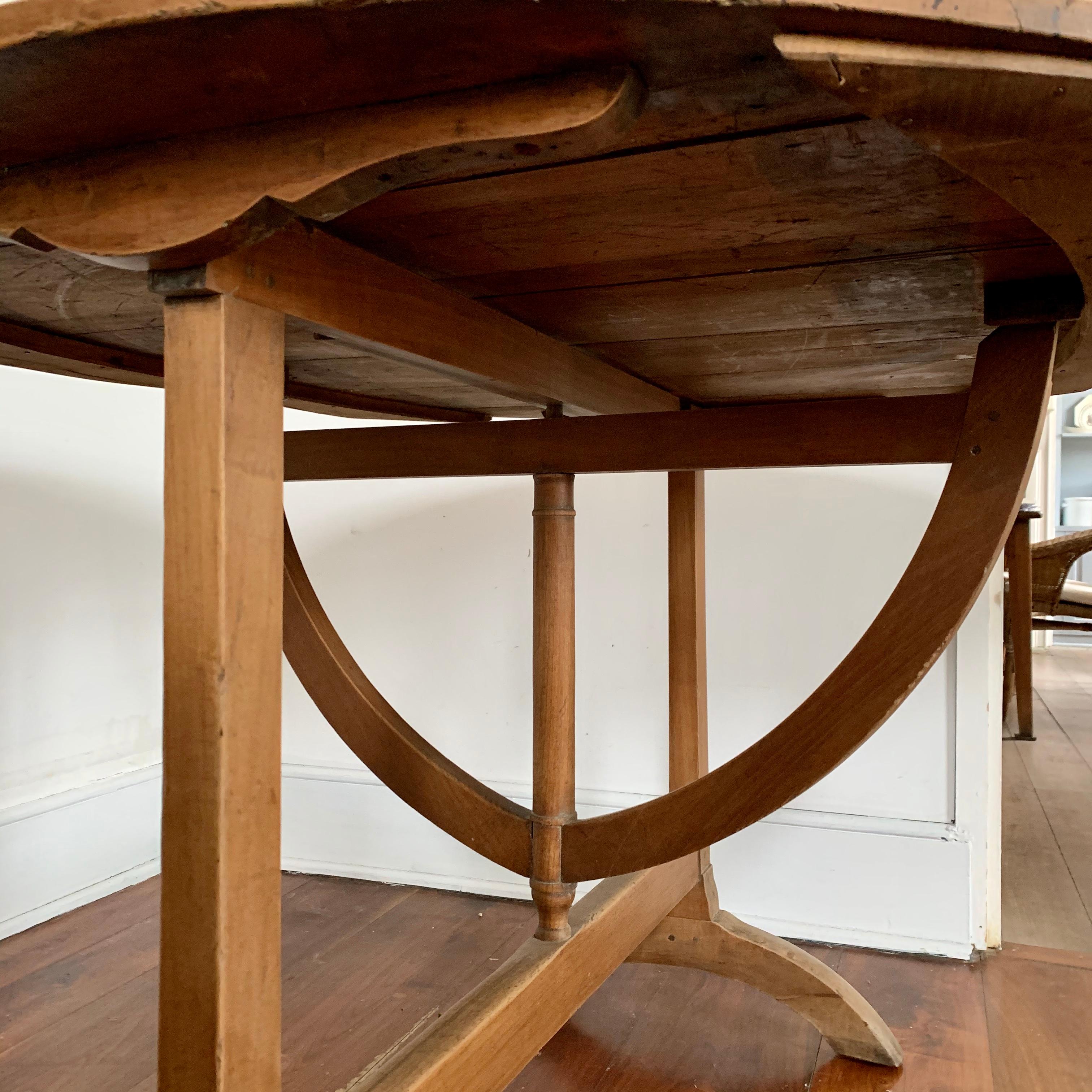 French Tilt-top Wine Tasting Table, 19th Century 1