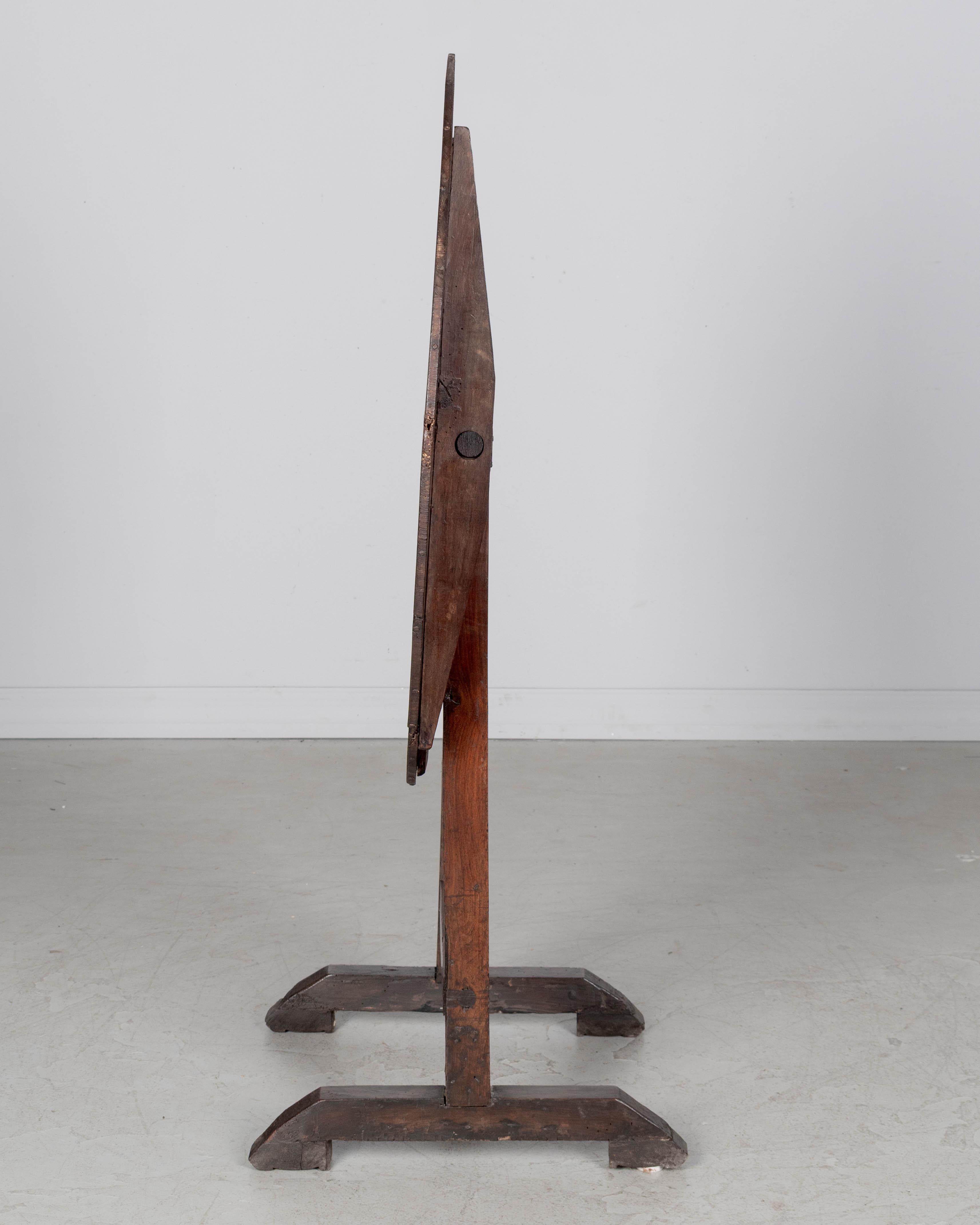 20th Century French Tilt-Top Wine Tasting Table For Sale
