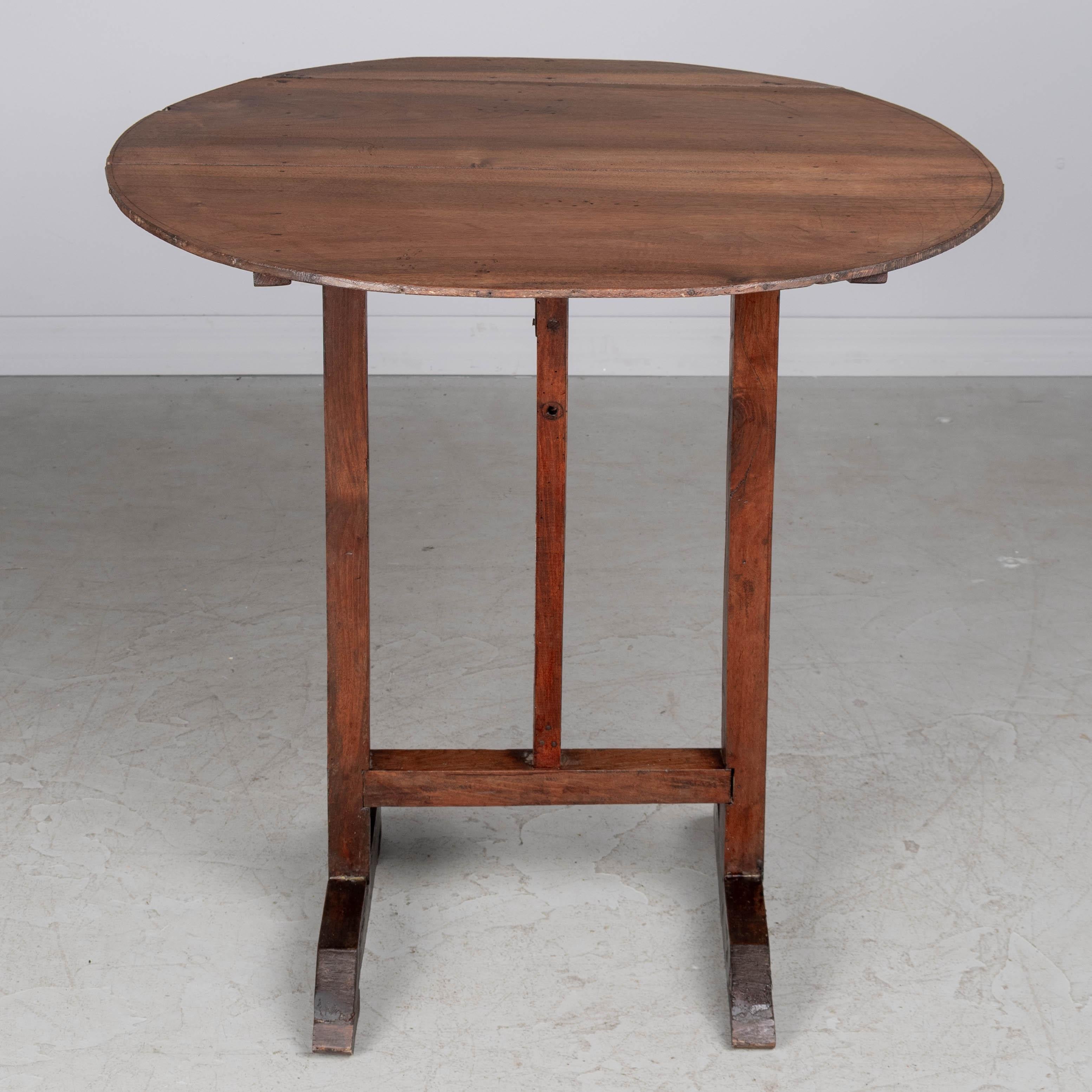 French Tilt-Top Wine Tasting Table For Sale 2
