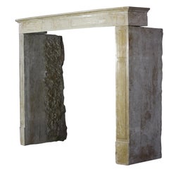 French Timeless Burgundy Region Fireplace Surround In Limestone