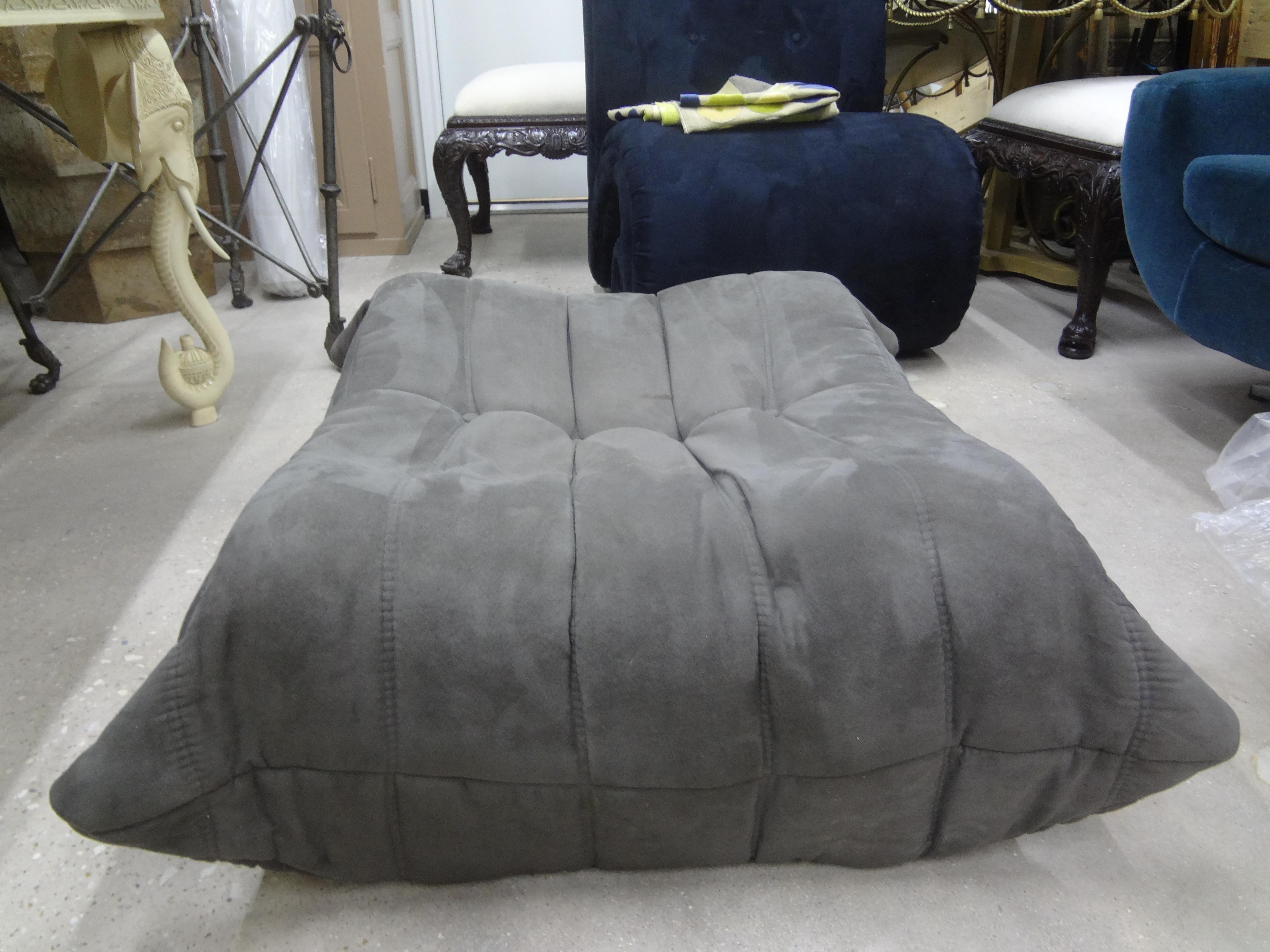 Fabric French Togo Ottoman Attributed to Michel Ducaroy for Ligne Roset