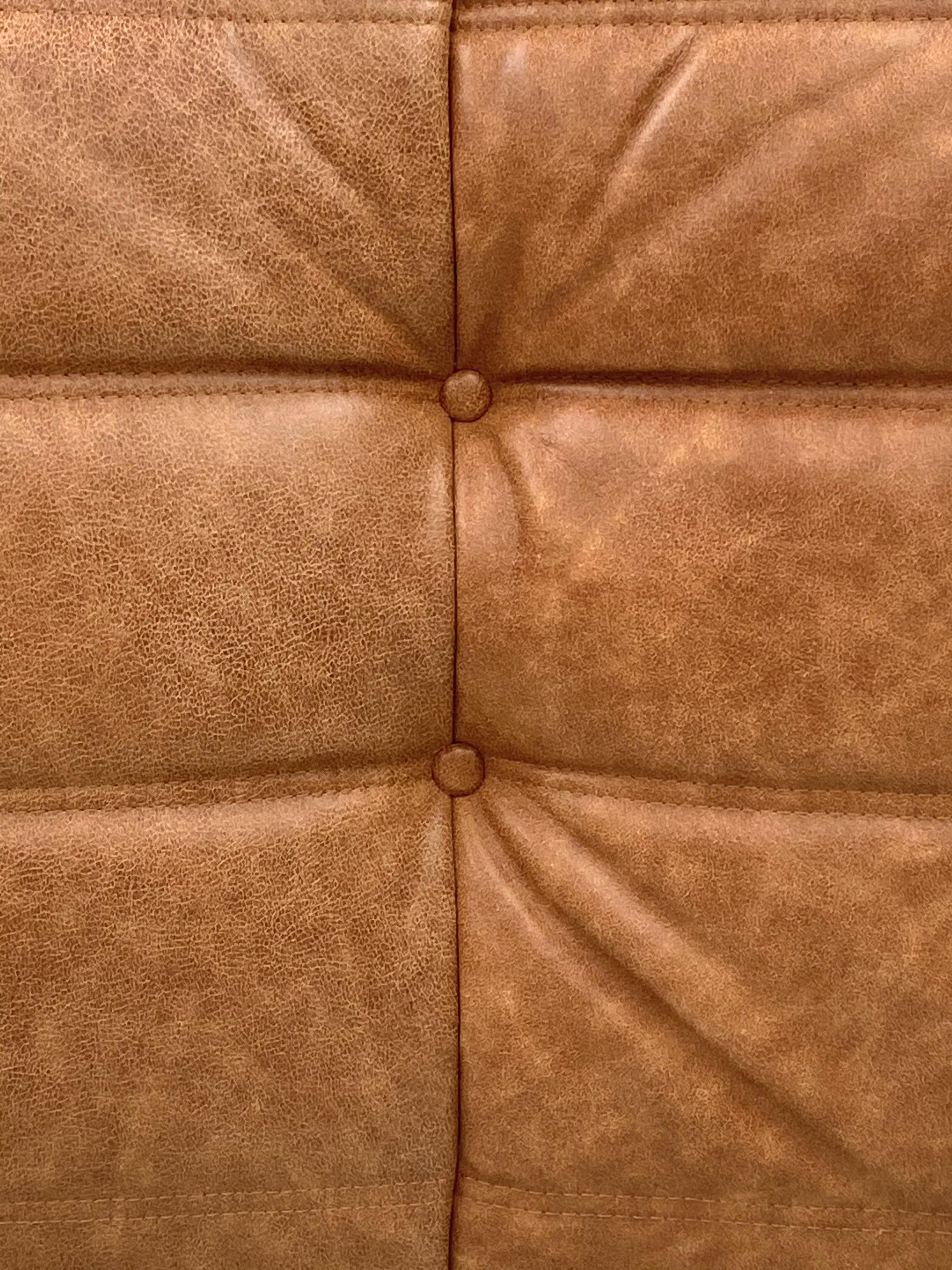 togo sofa brown leather