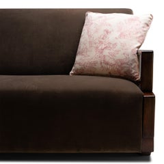 French Toile de Jouy Throw Pillow