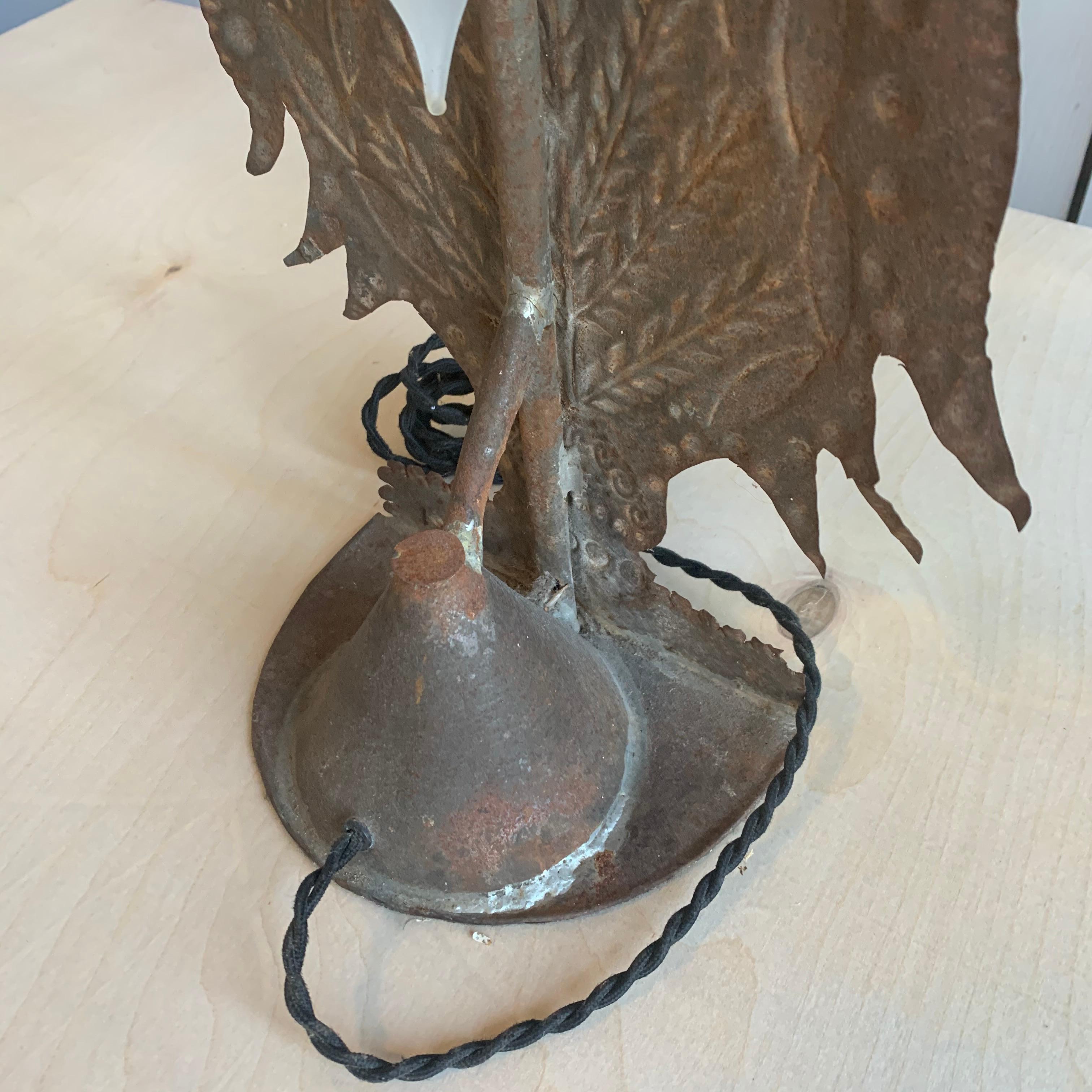 French Tole Altar Decoration Lamp 3