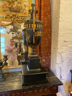 French Tole Fountain Urn