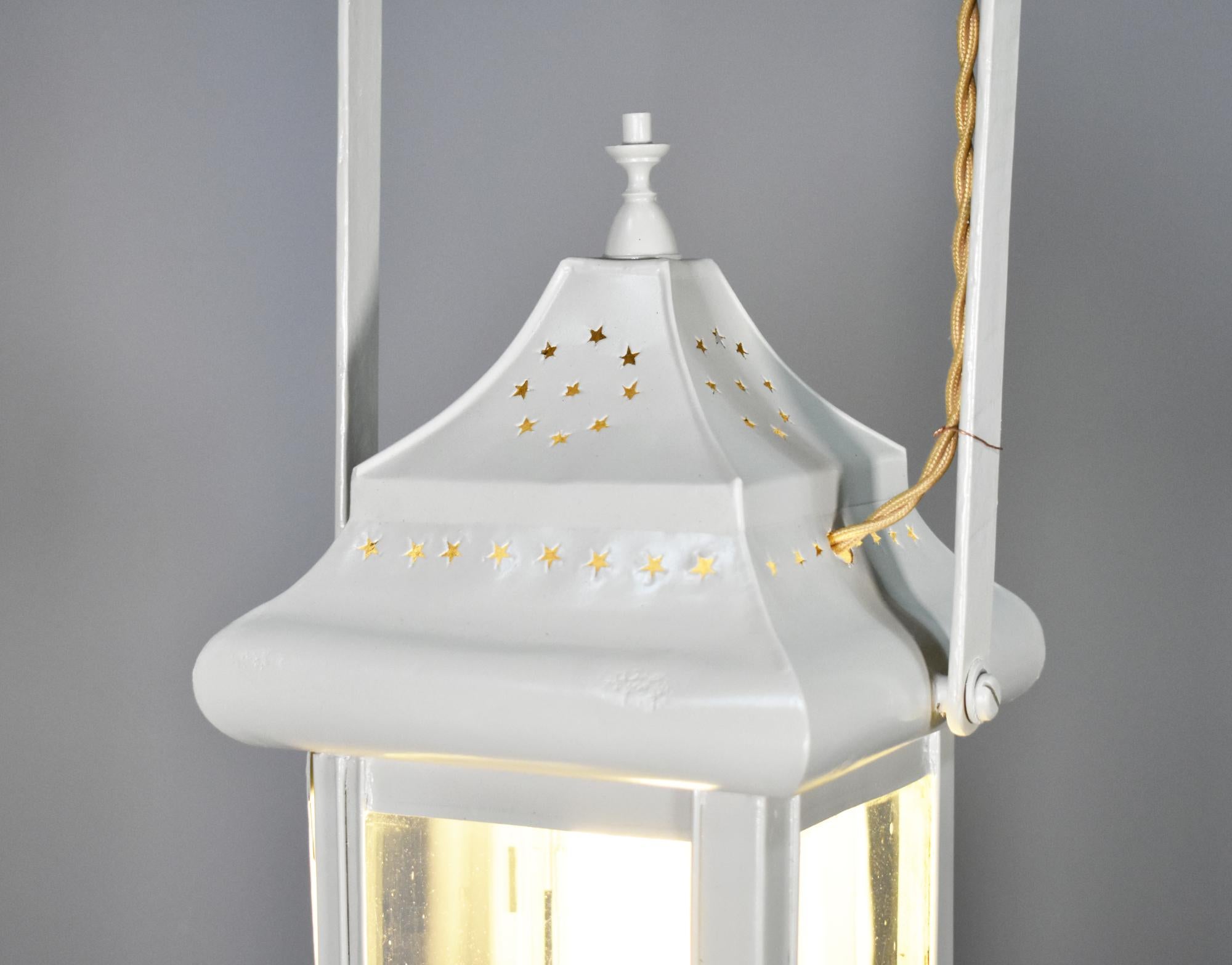 French Tole Hall Lantern For Sale 5