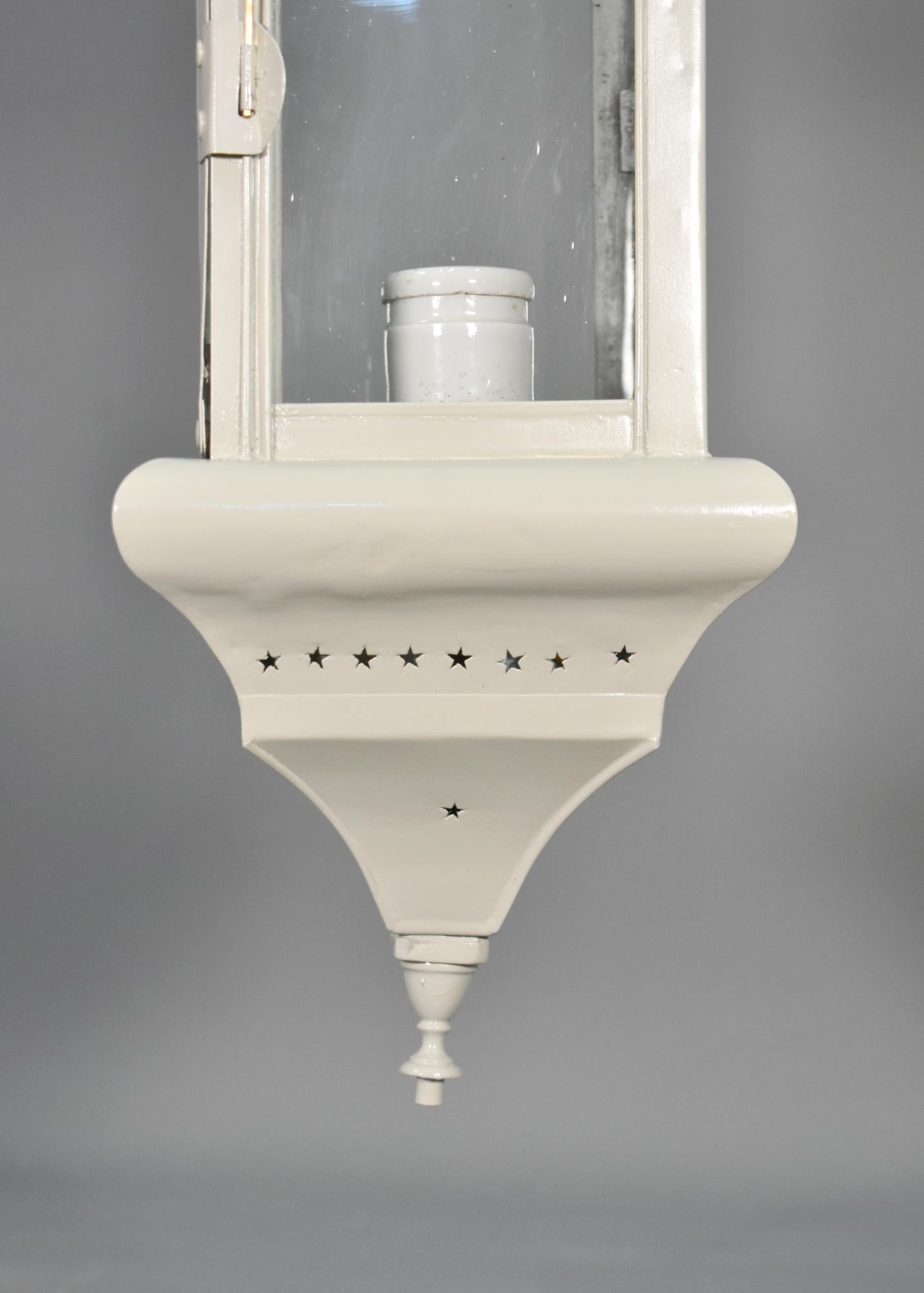 French Tole Hall Lantern For Sale 1