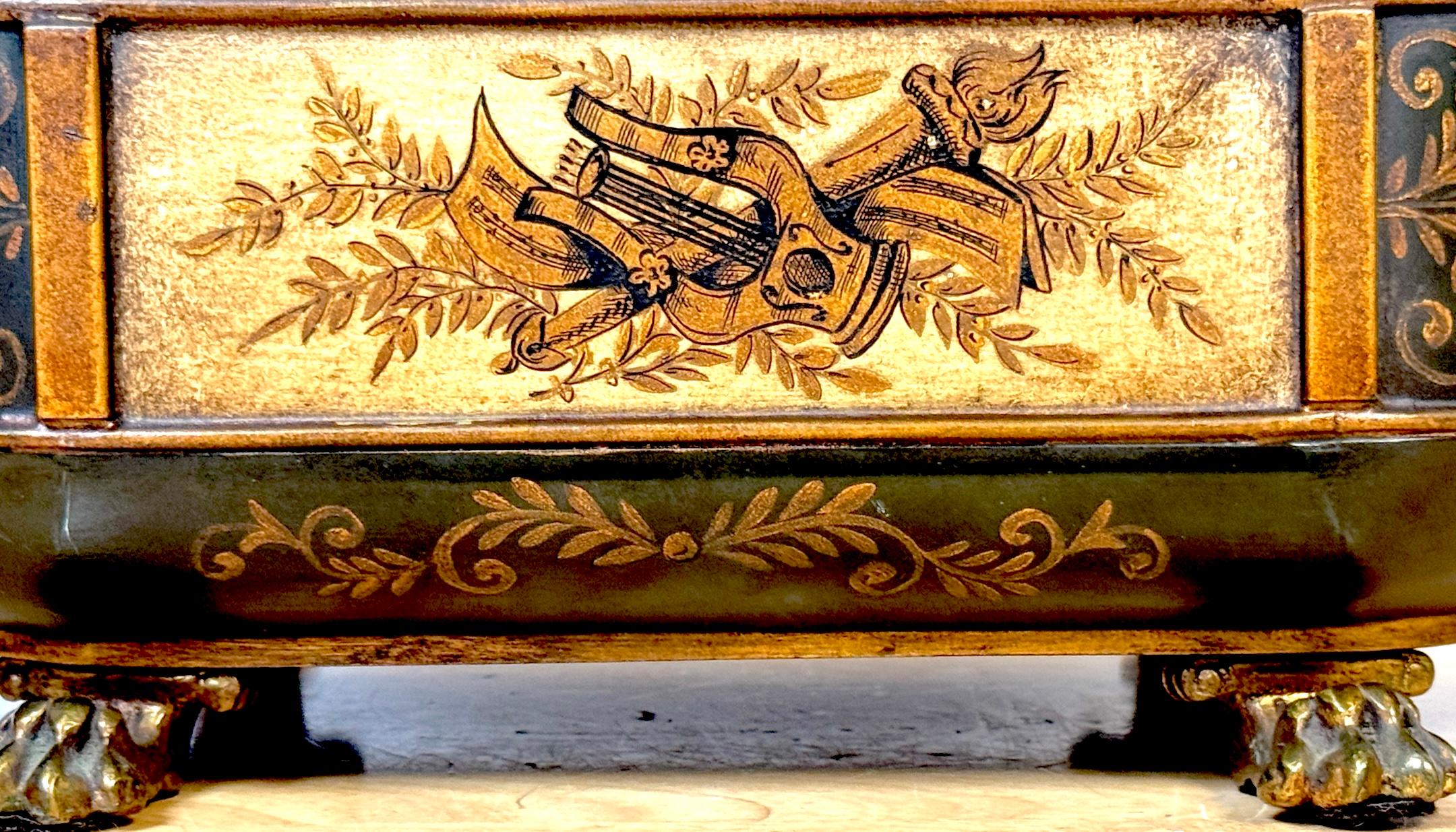 Tolo francese Luigi XVI  Fioriera policroma in stile neoclassico, Plummer Ltd, NY In condizioni buone in vendita a West Palm Beach, FL