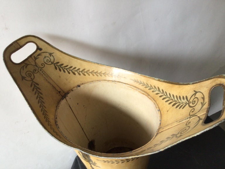 French Tole Neo Classical Umbrella Stand For Sale at 1stDibs