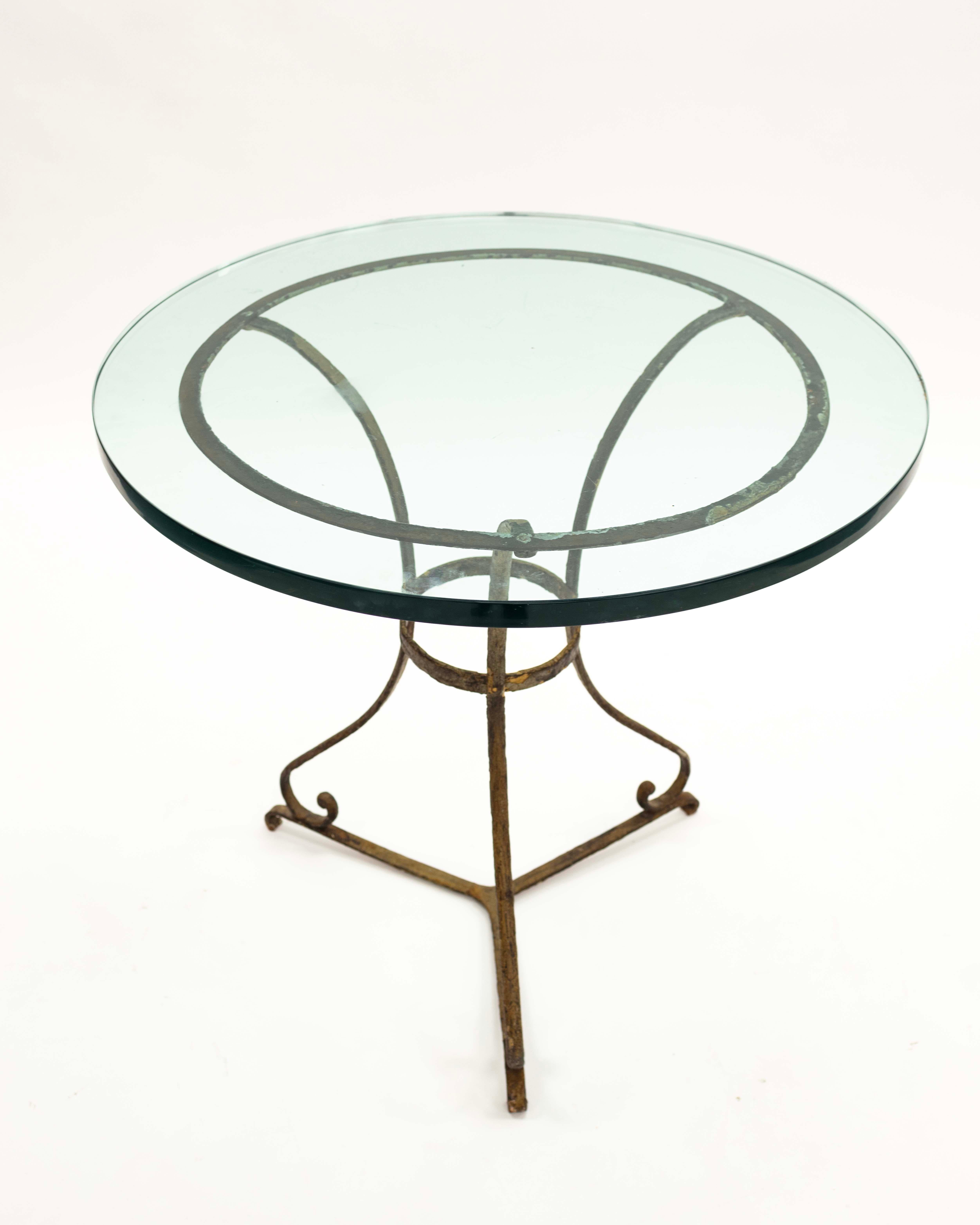 French Tole Table In Fair Condition In New York, NY