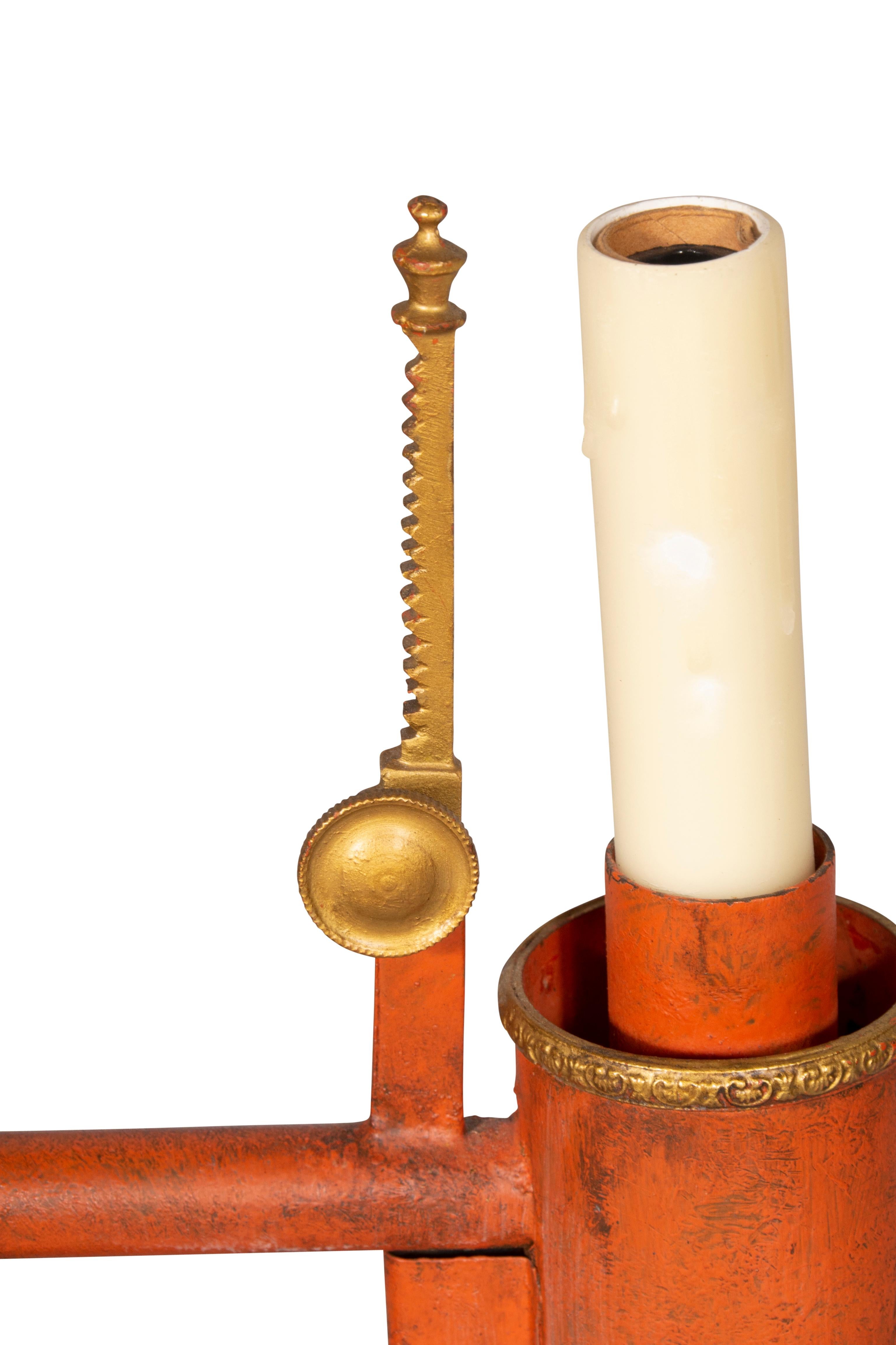 French Tole Table Lamp For Sale 9
