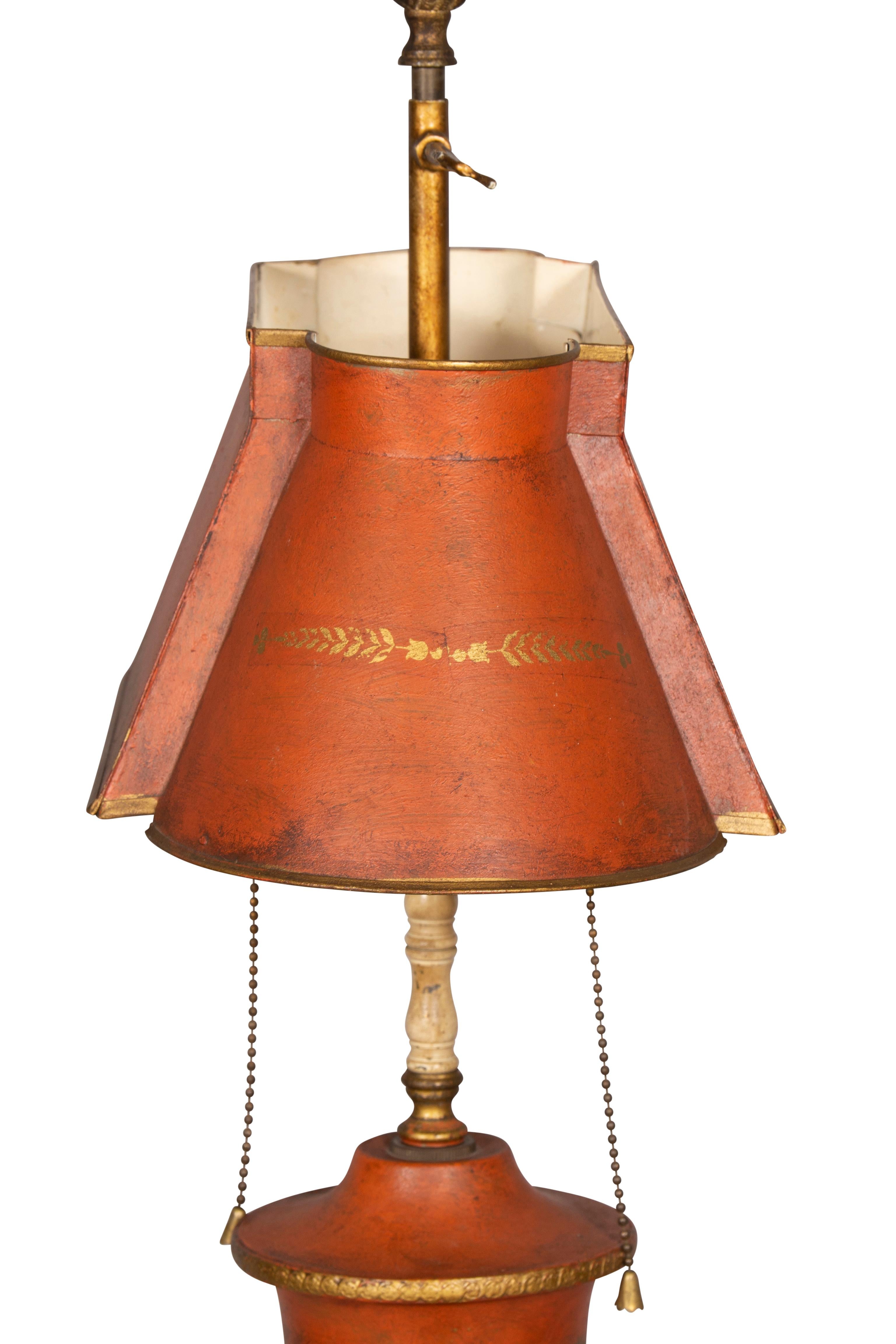 French Tole Table Lamp For Sale 11