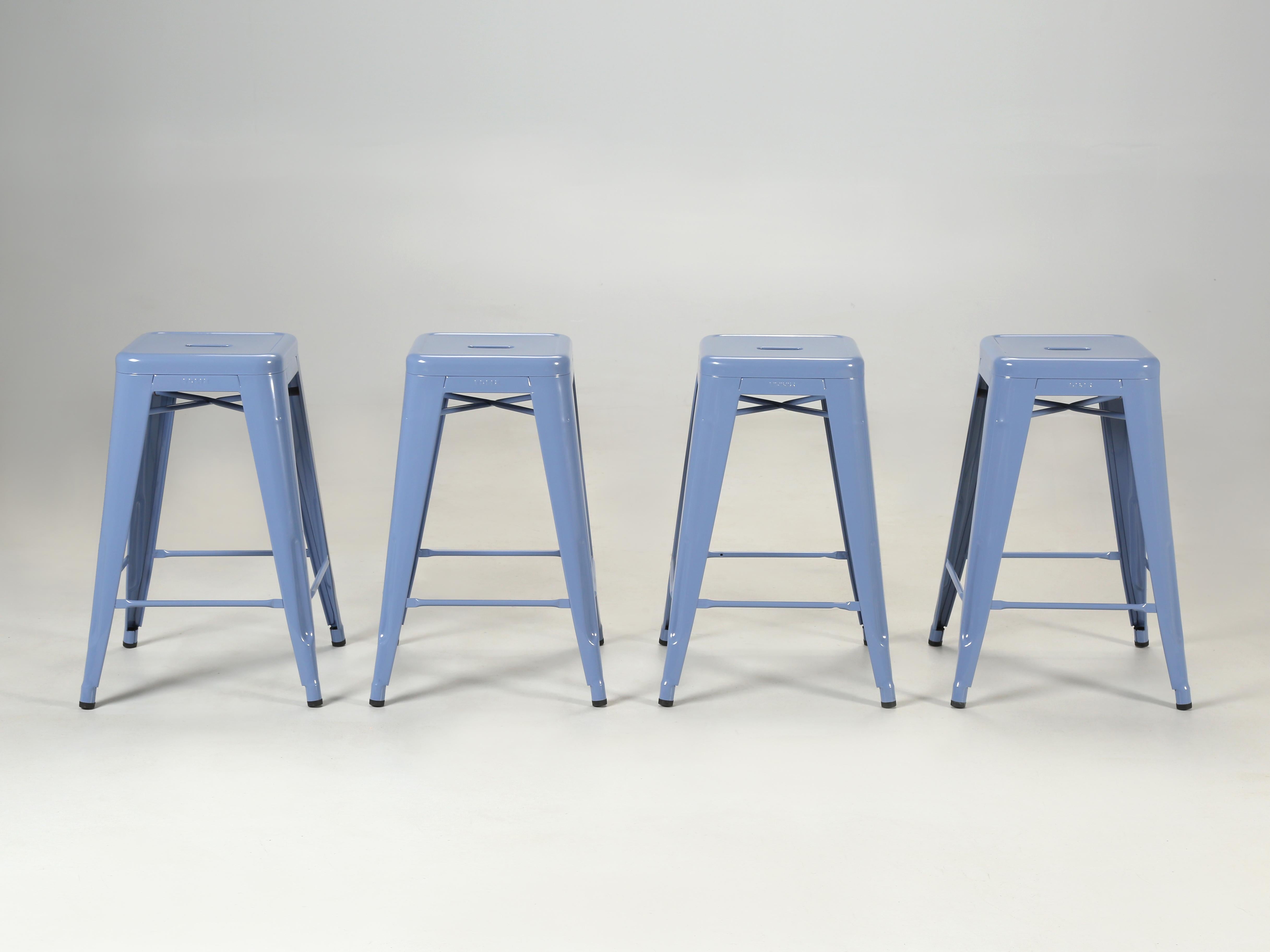 Tolix steel stacking stools and stacking chairs were designed by Xavier Pauchard, who was a trained roofer in France. By 1907 Xavier, later known as Mr. X had perfected a way of protecting sheet metal from rusting. In 1927 Mr. X had set up a factory