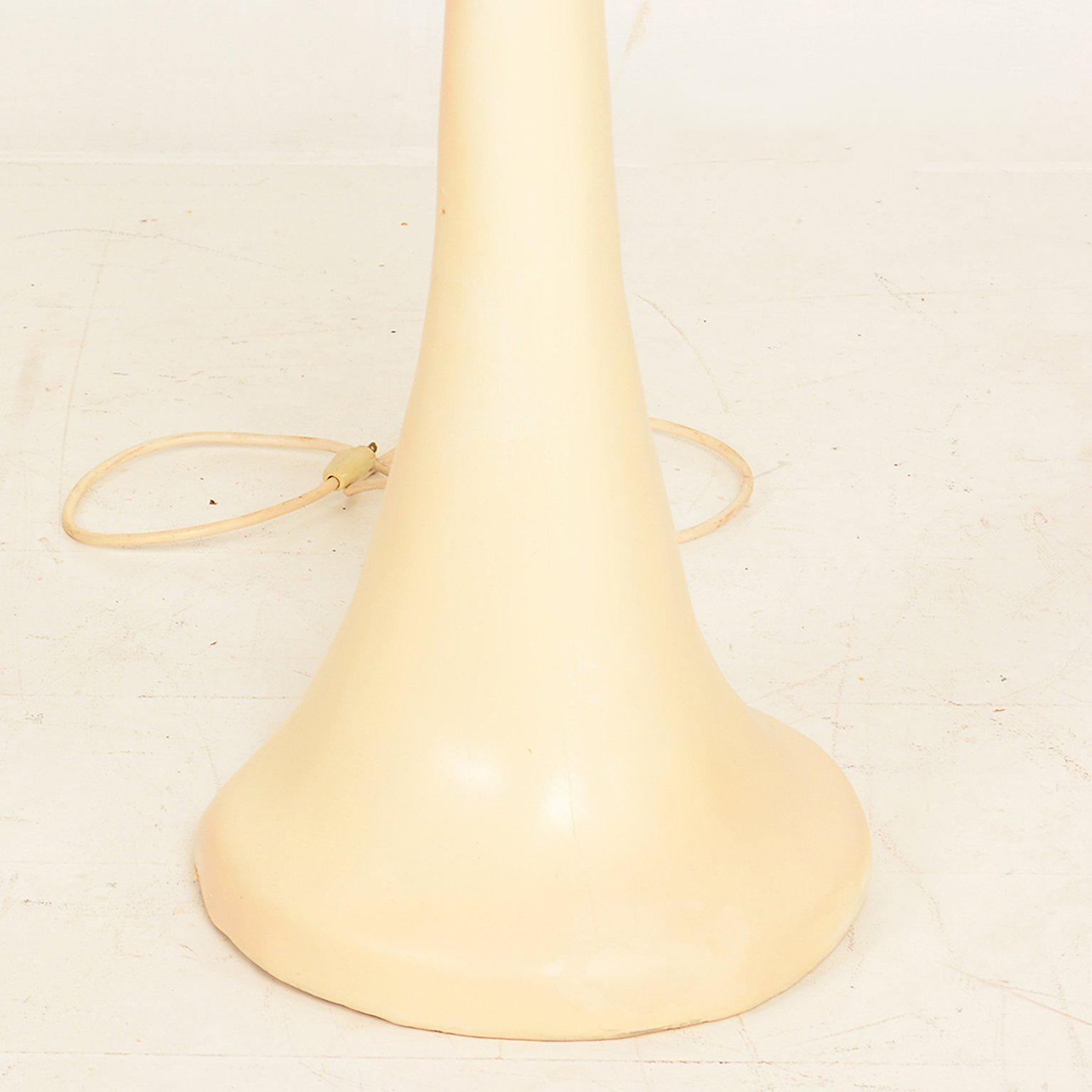 French Torchiere Floor Lamp Serge Roche Style Mid-Century Modern In Good Condition In Chula Vista, CA