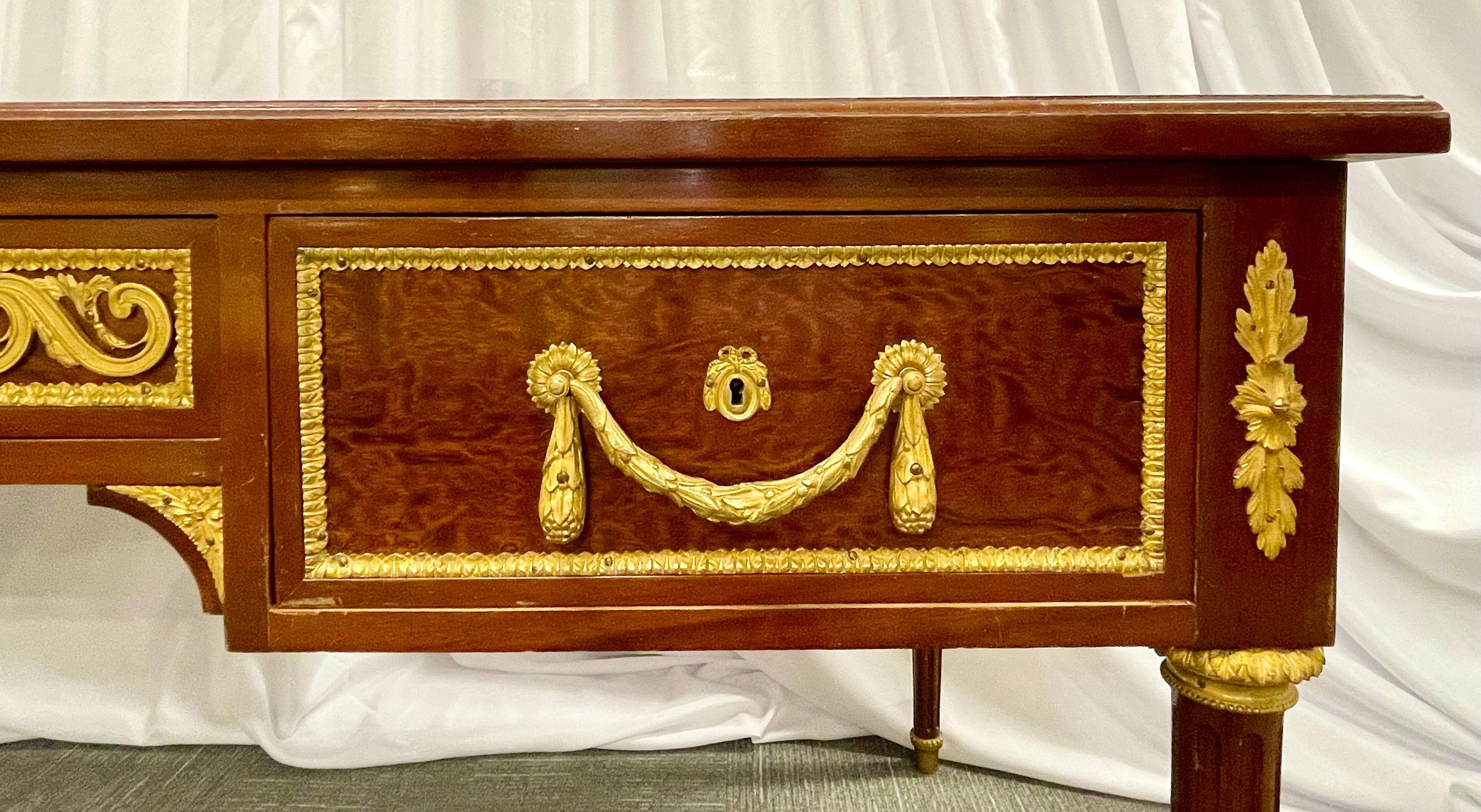 Assiette de bureau ou de bureau de style Louis XVI Maison Jansen Partners en bois de tortue française en vente 6